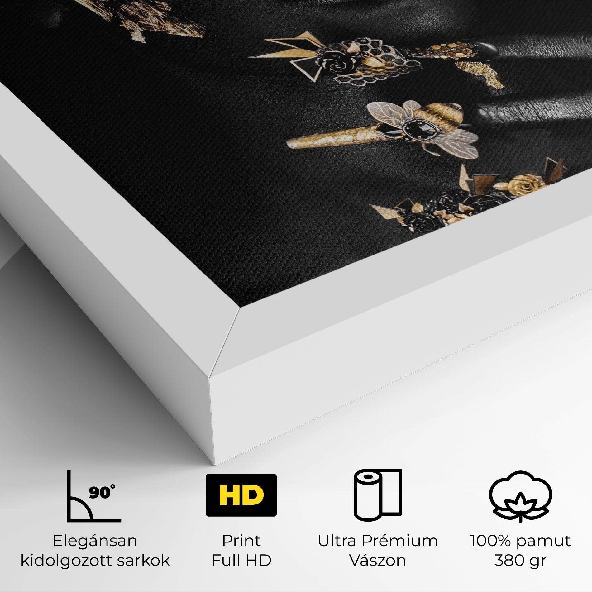Vászonkép Black Art Makeup mockup 4