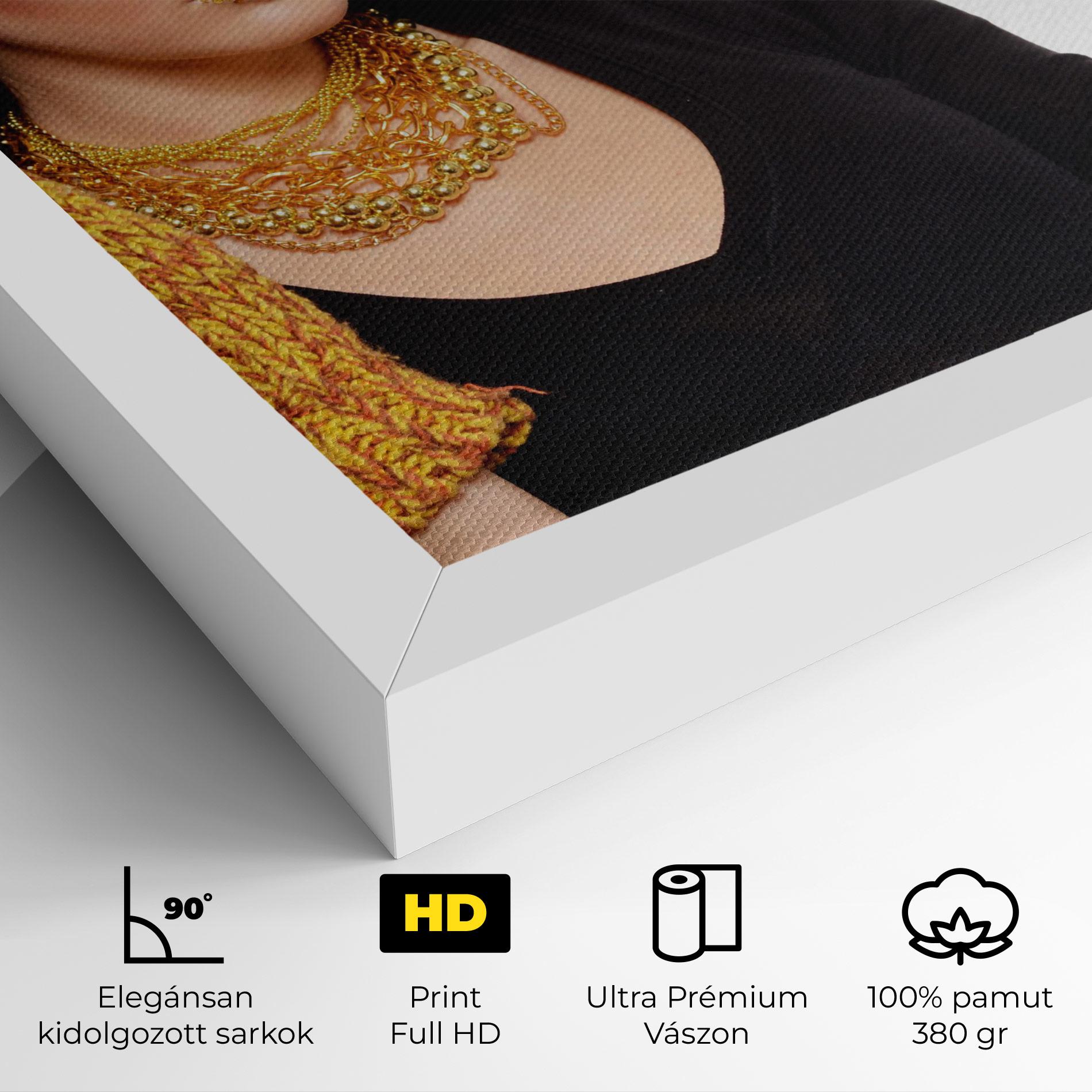 Vászonkép Gold Accessories mockup 4