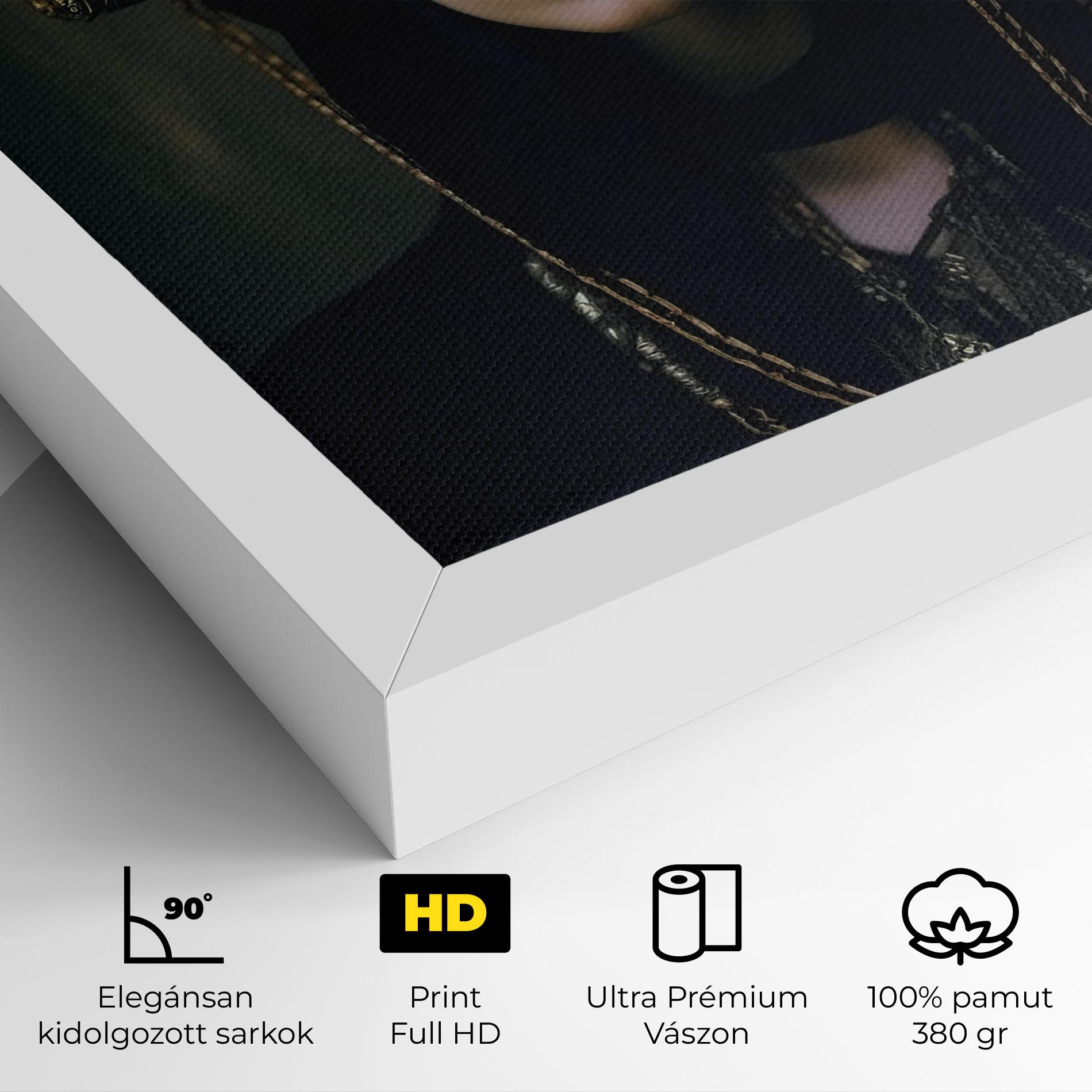 Vászonkép Gold Headpiece mockup 4