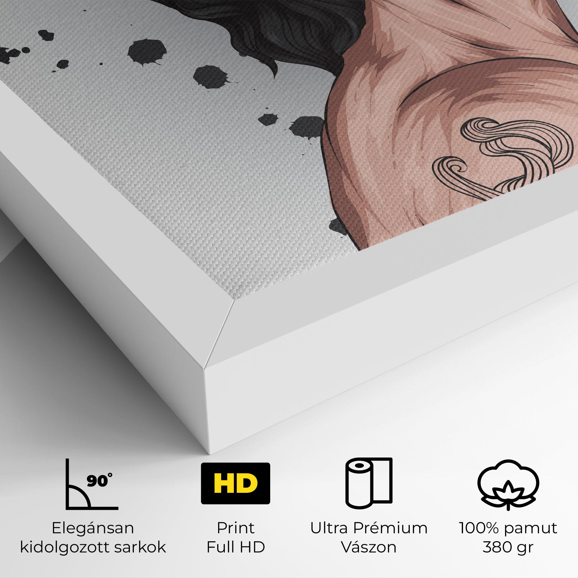 Vászonkép Male With Crown mockup 4