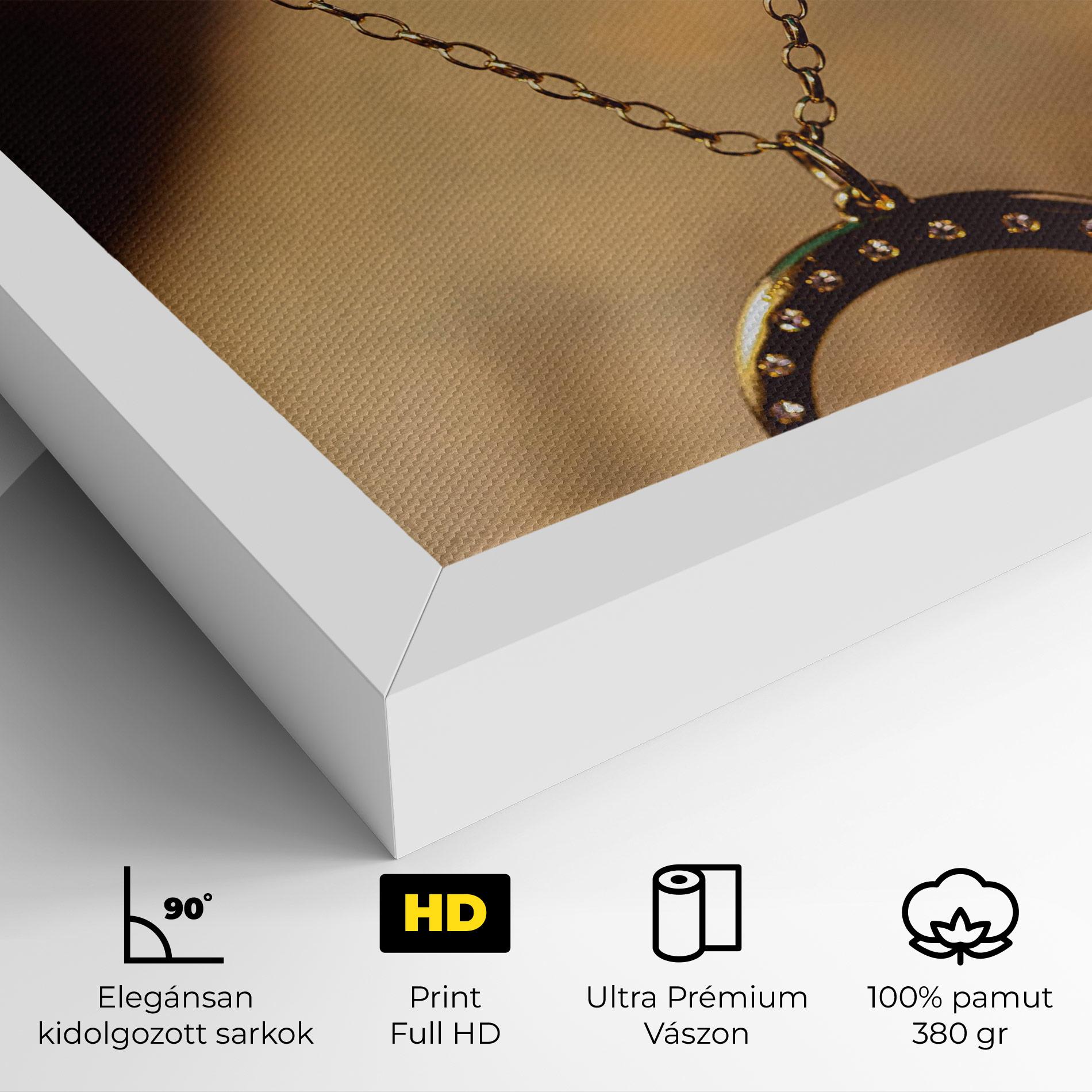 Vászonkép Moon Blue Necklace mockup 4