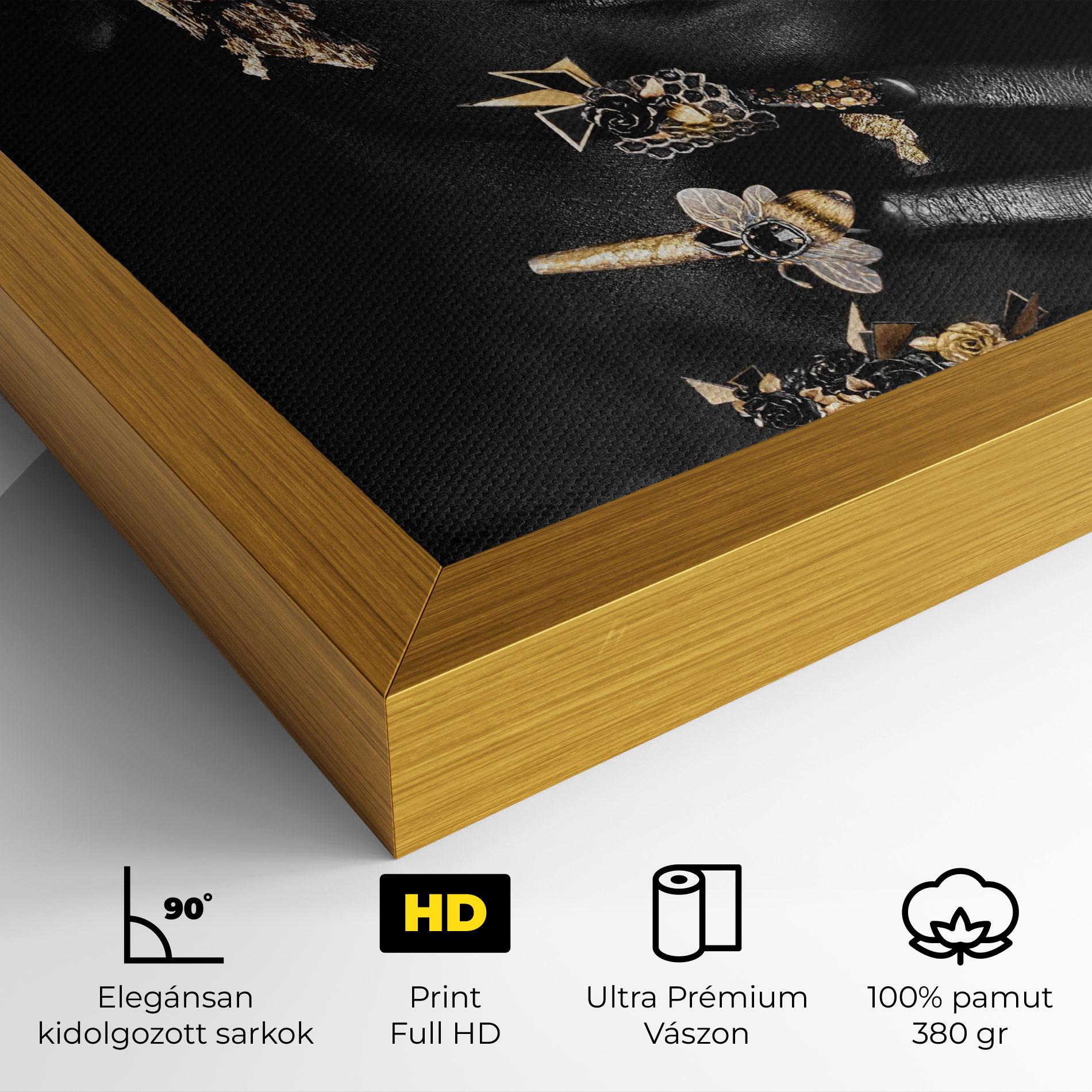 Vászonkép Black Art Makeup mockup 4