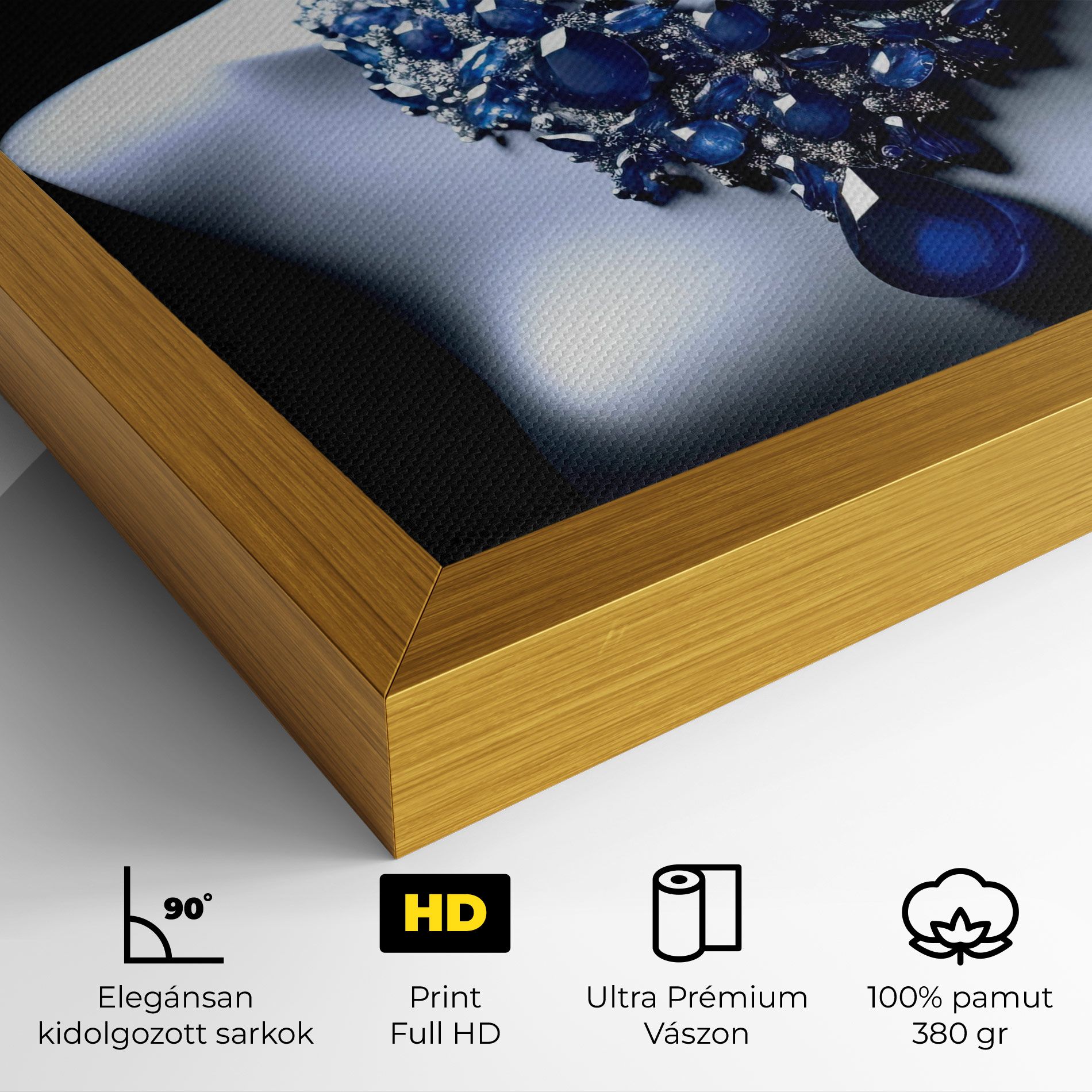 Blue Diamonds Necklace mockup 4