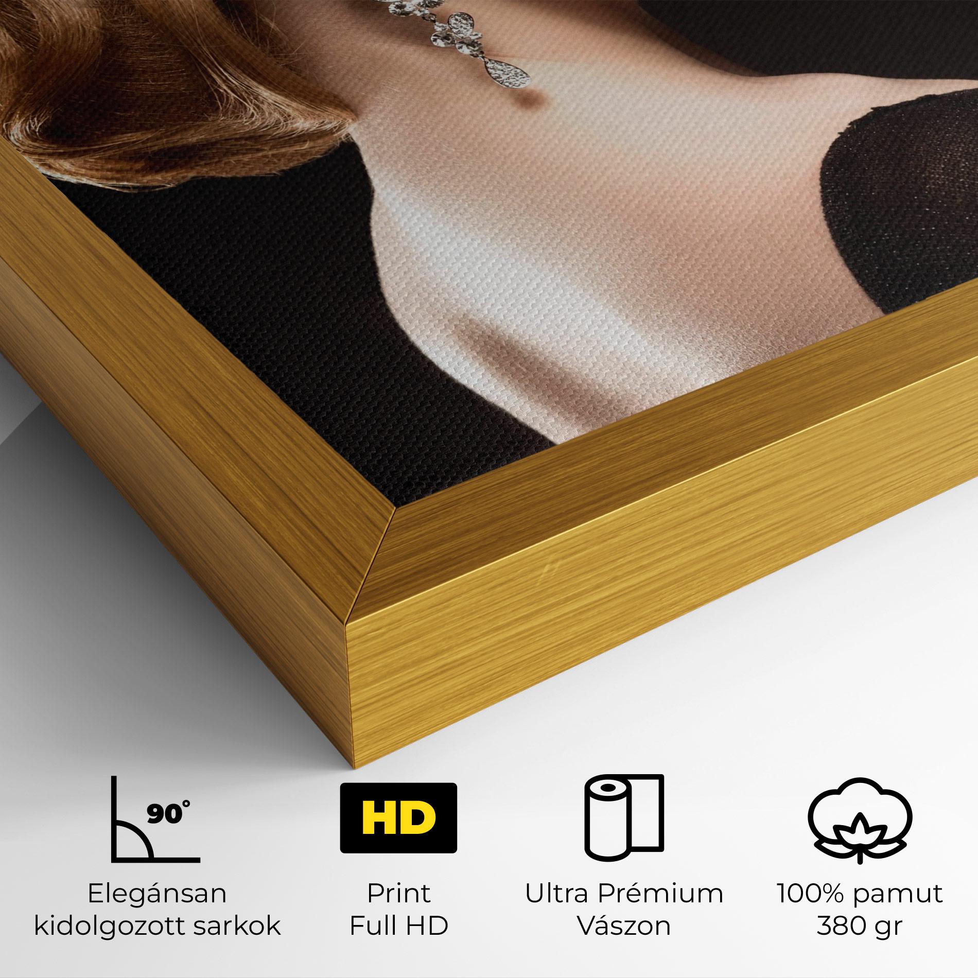 Vászonkép Elegant Earrings mockup 4