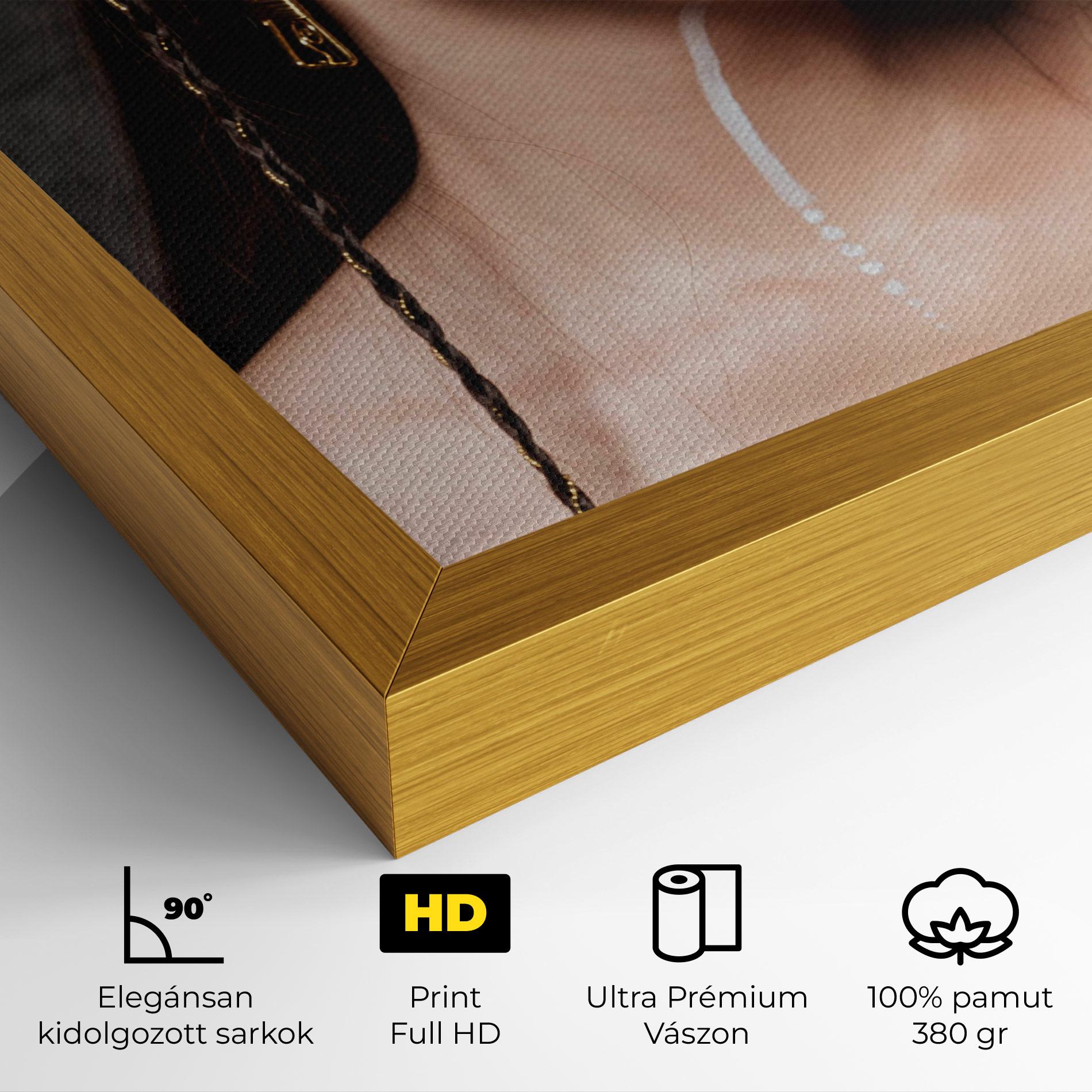 Vászonkép Gold Hand Accessory mockup 4