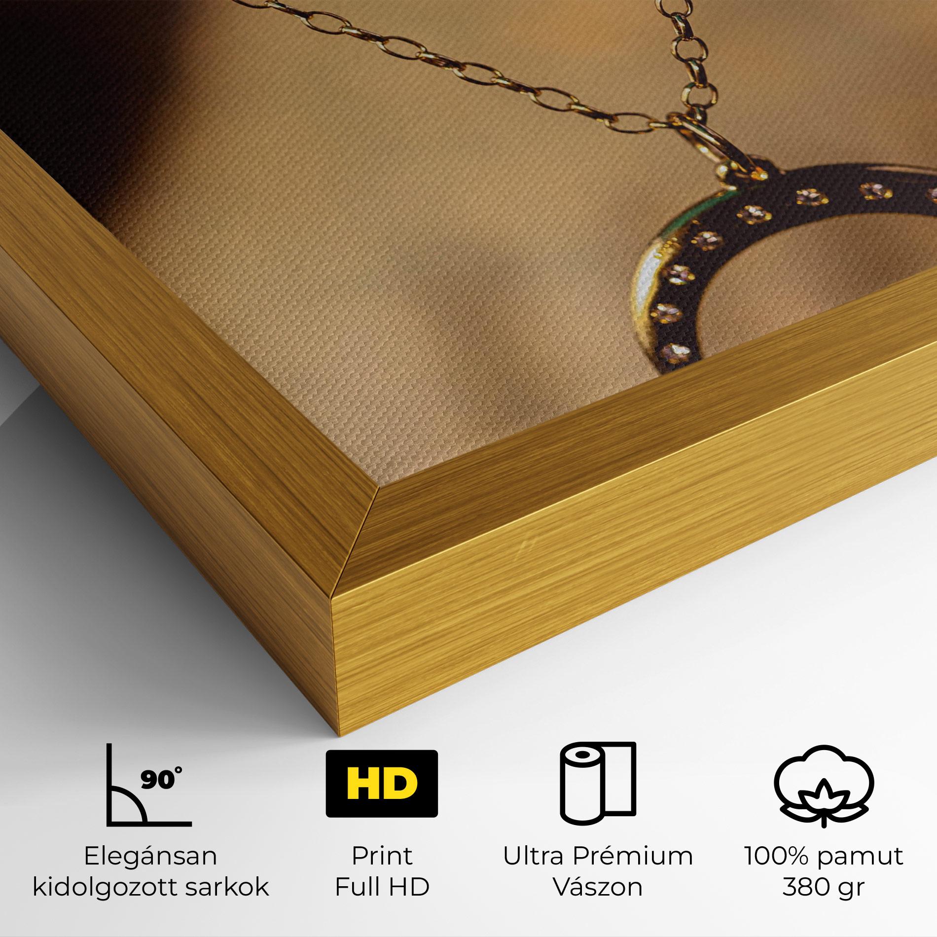 Vászonkép Moon Blue Necklace mockup 4