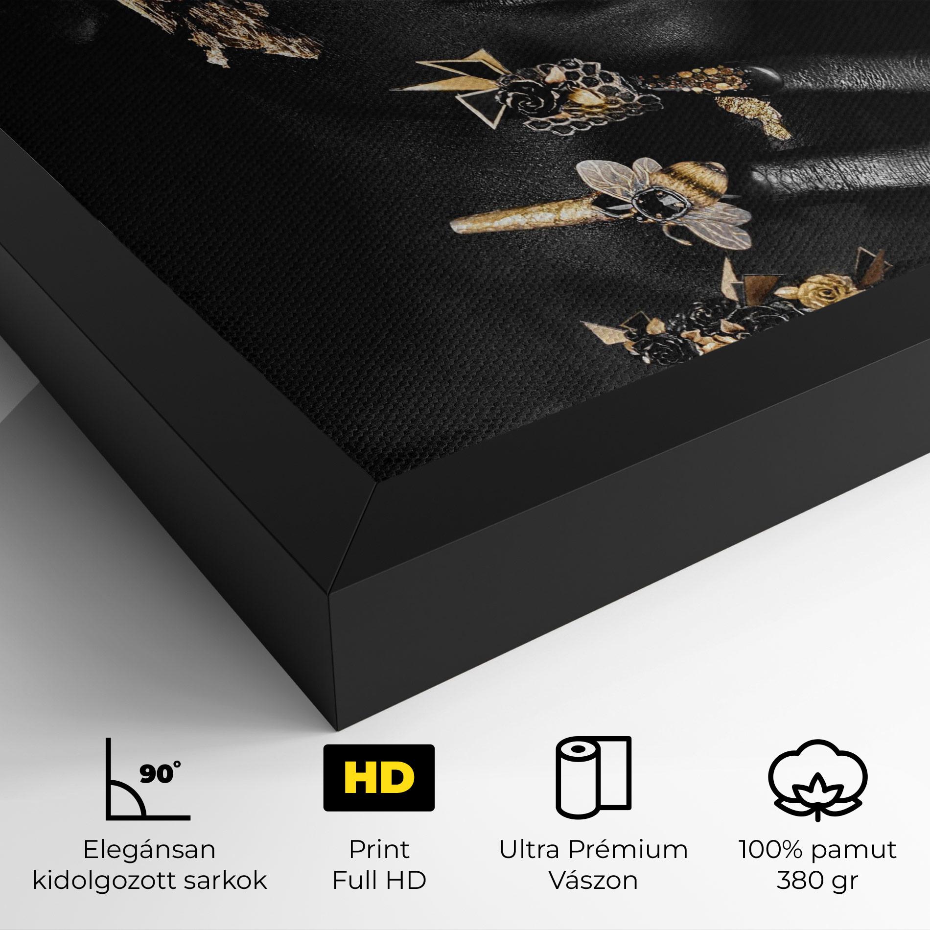 Vászonkép Black Art Makeup mockup 4
