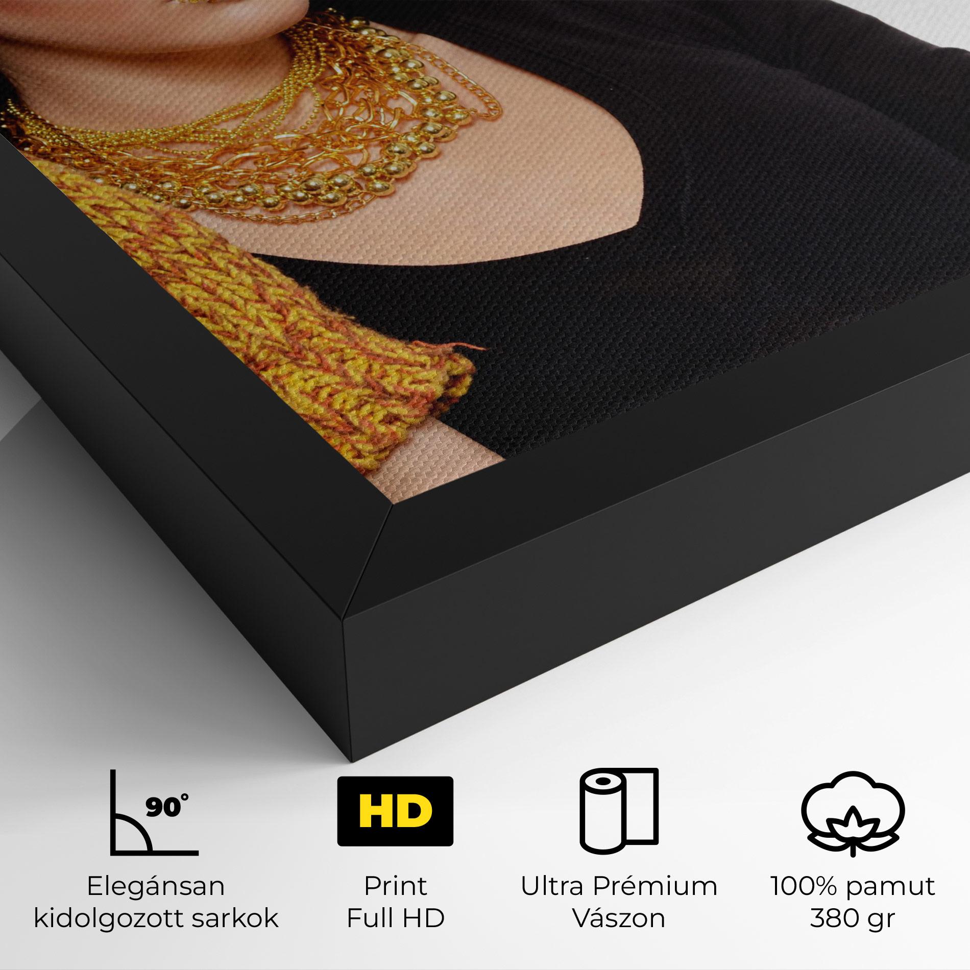 Vászonkép Gold Accessories mockup 4