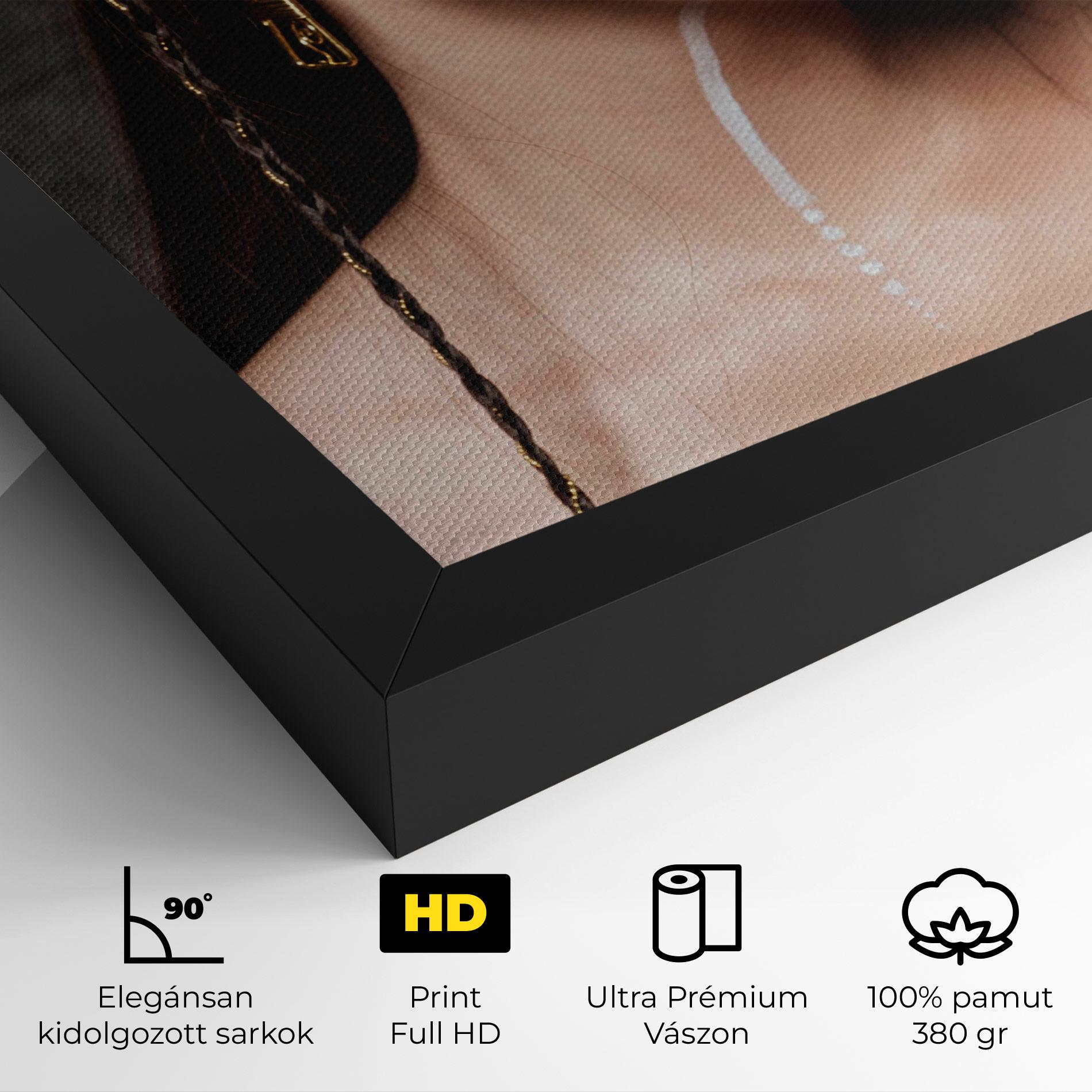 Vászonkép Gold Hand Accessory mockup 4