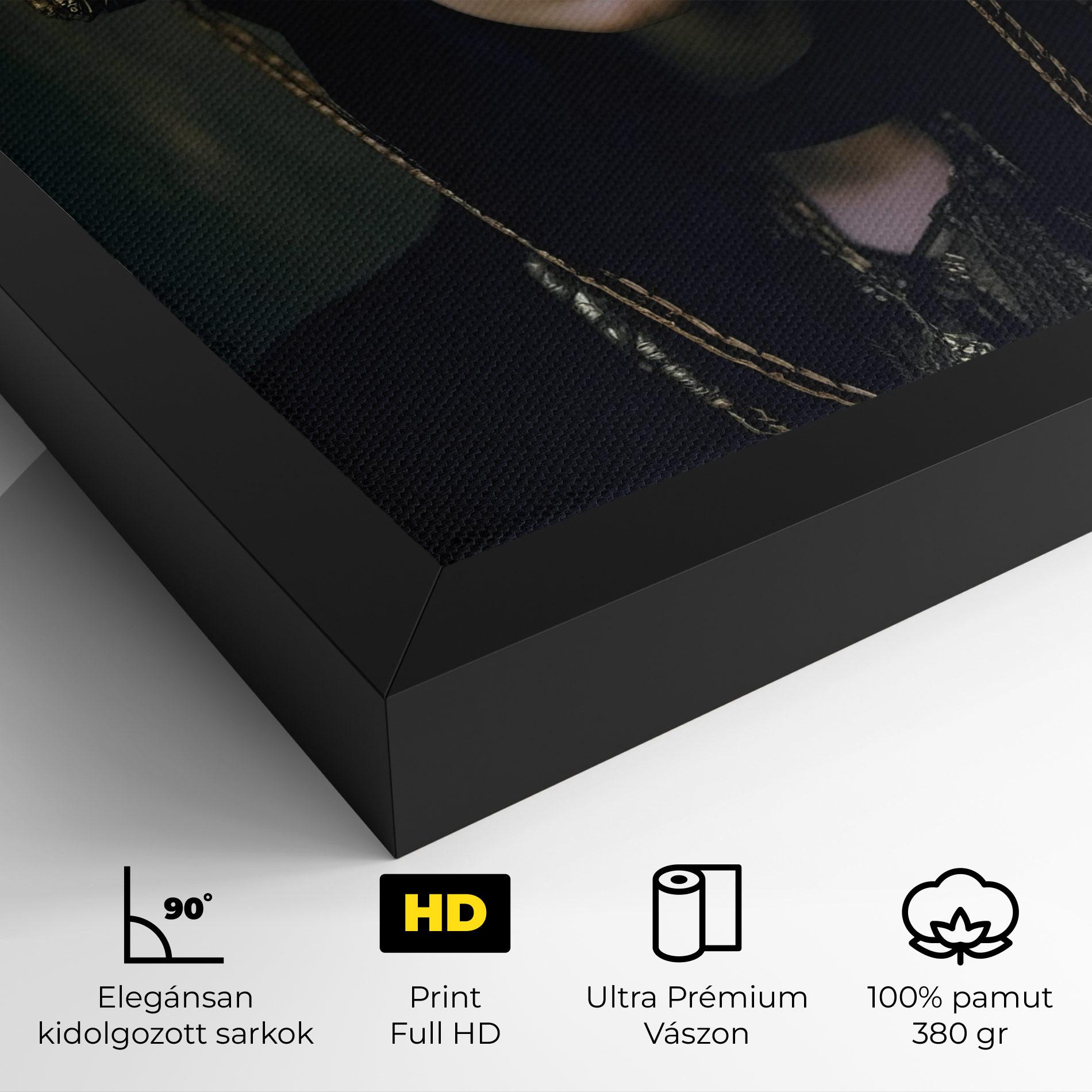 Vászonkép Gold Headpiece mockup 4