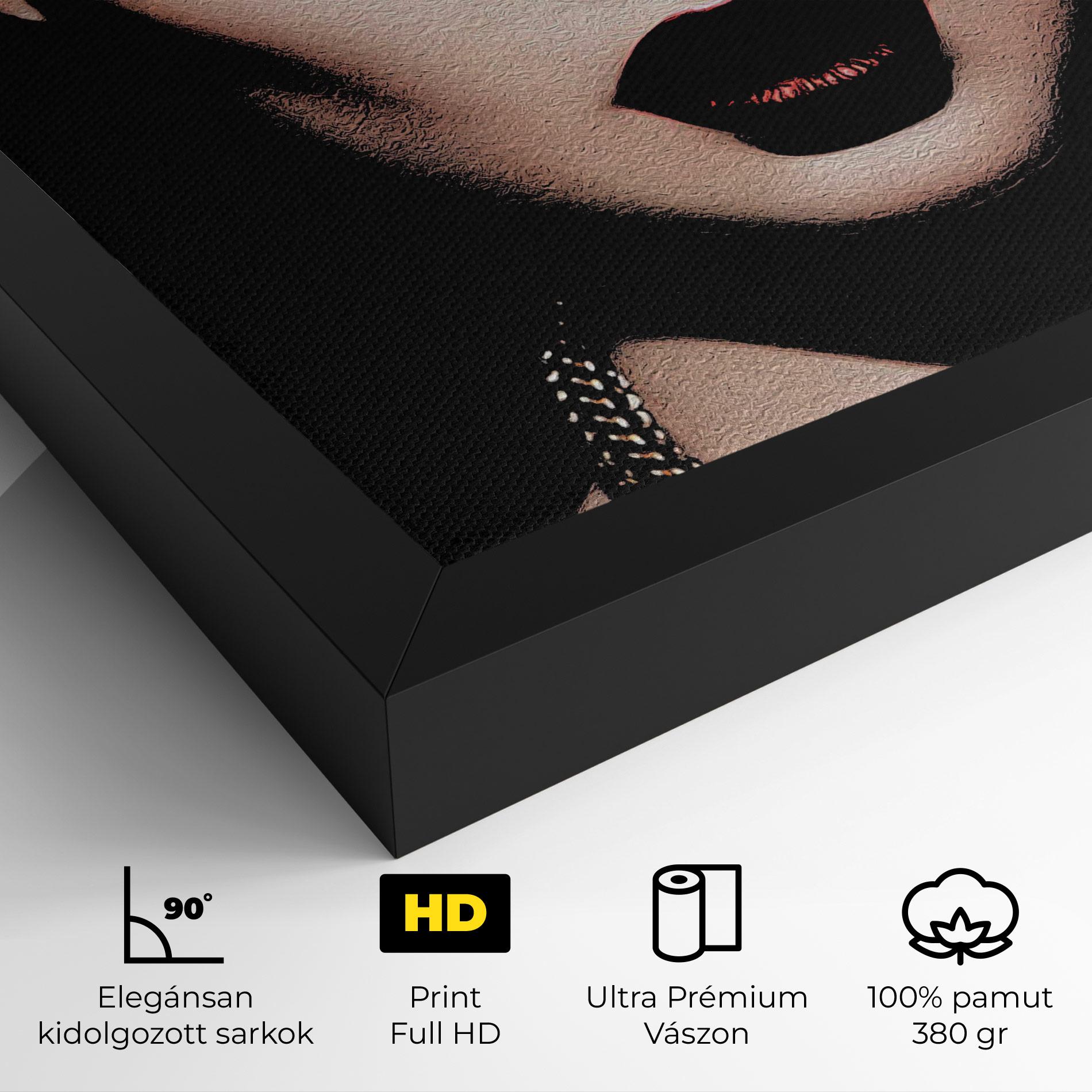 Vászonkép Gold Necklace mockup 4