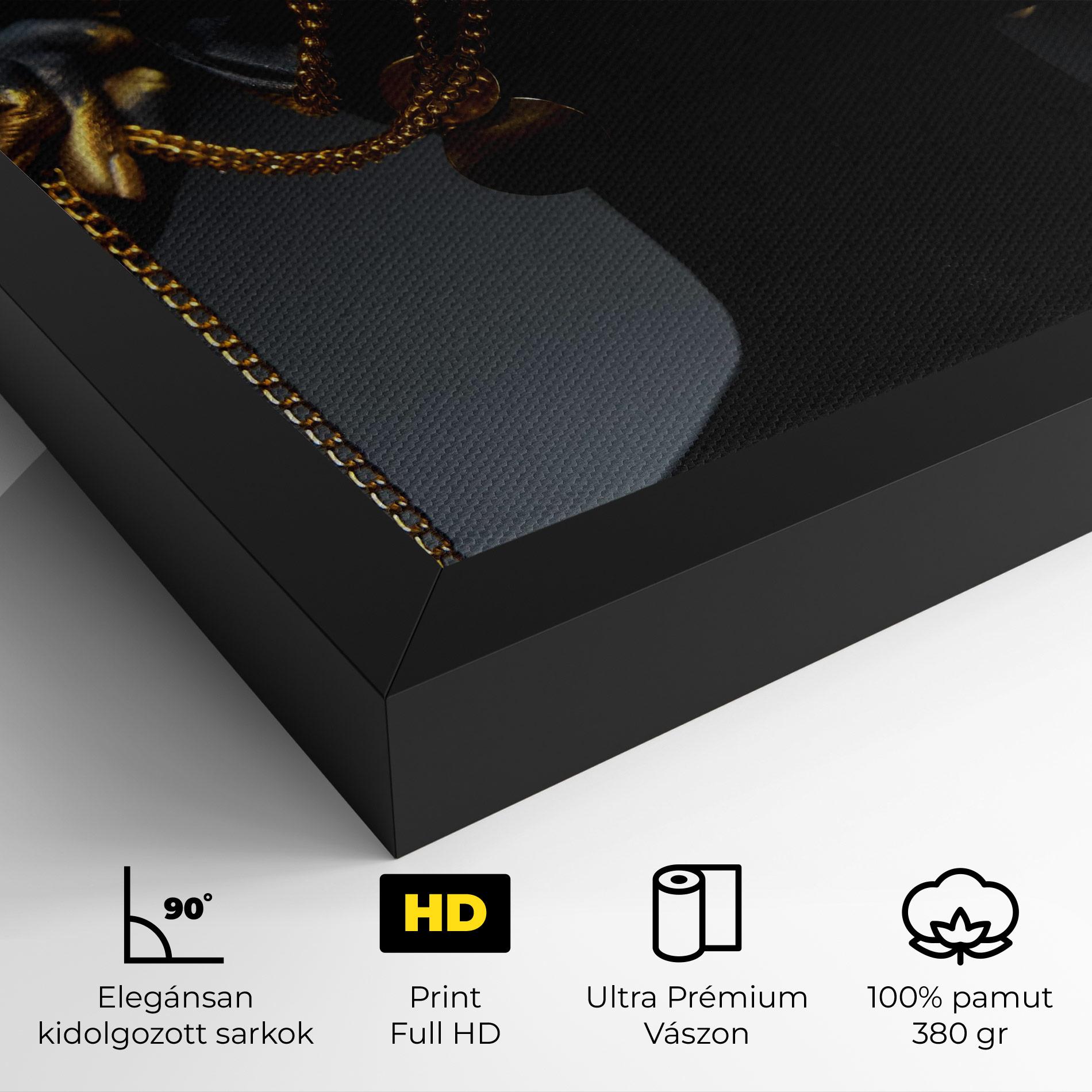 Vászonkép Pretty Gold Chain mockup 4