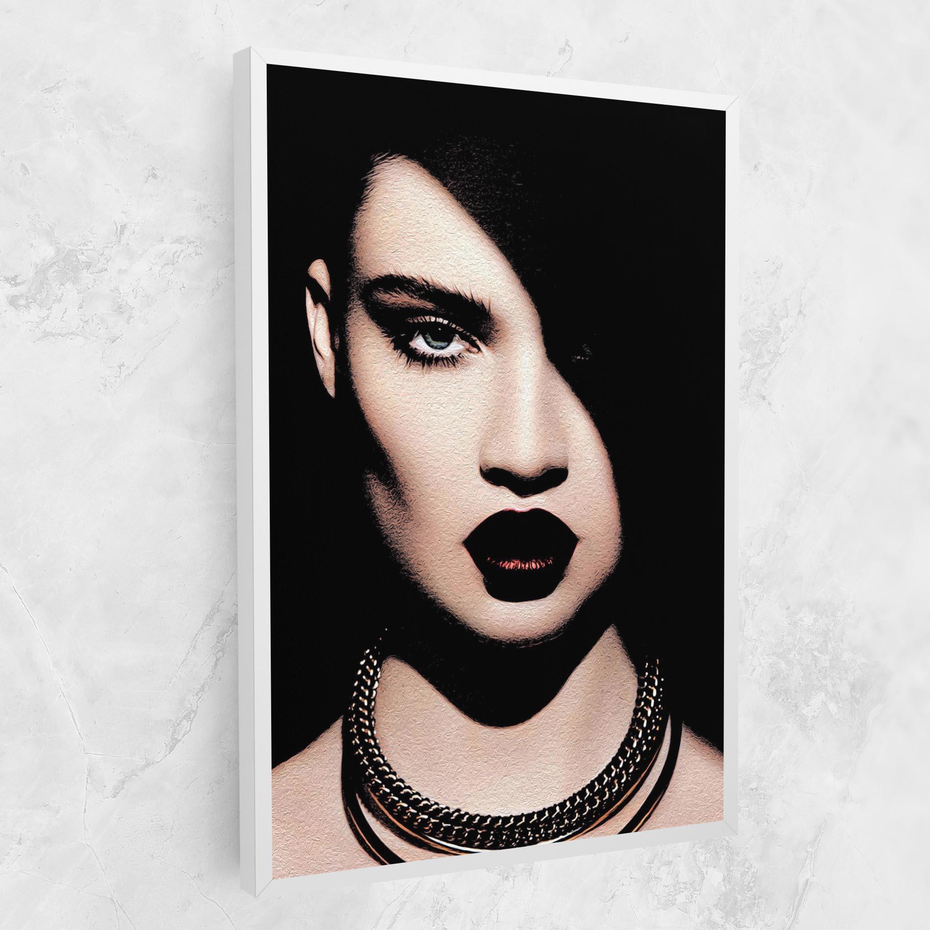 Vászonkép Gold Necklace mockup 1