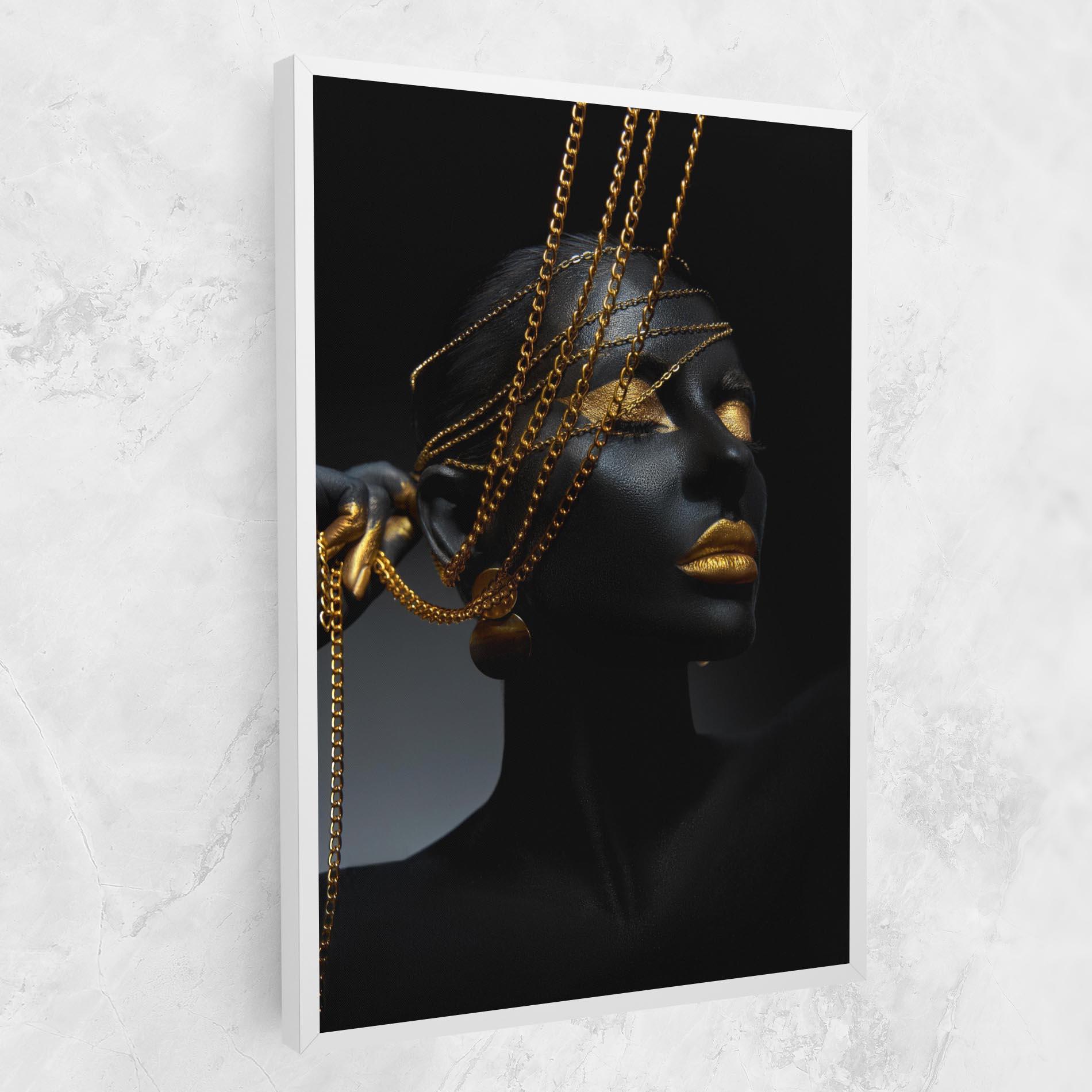 Vászonkép Pretty Gold Chain mockup 1