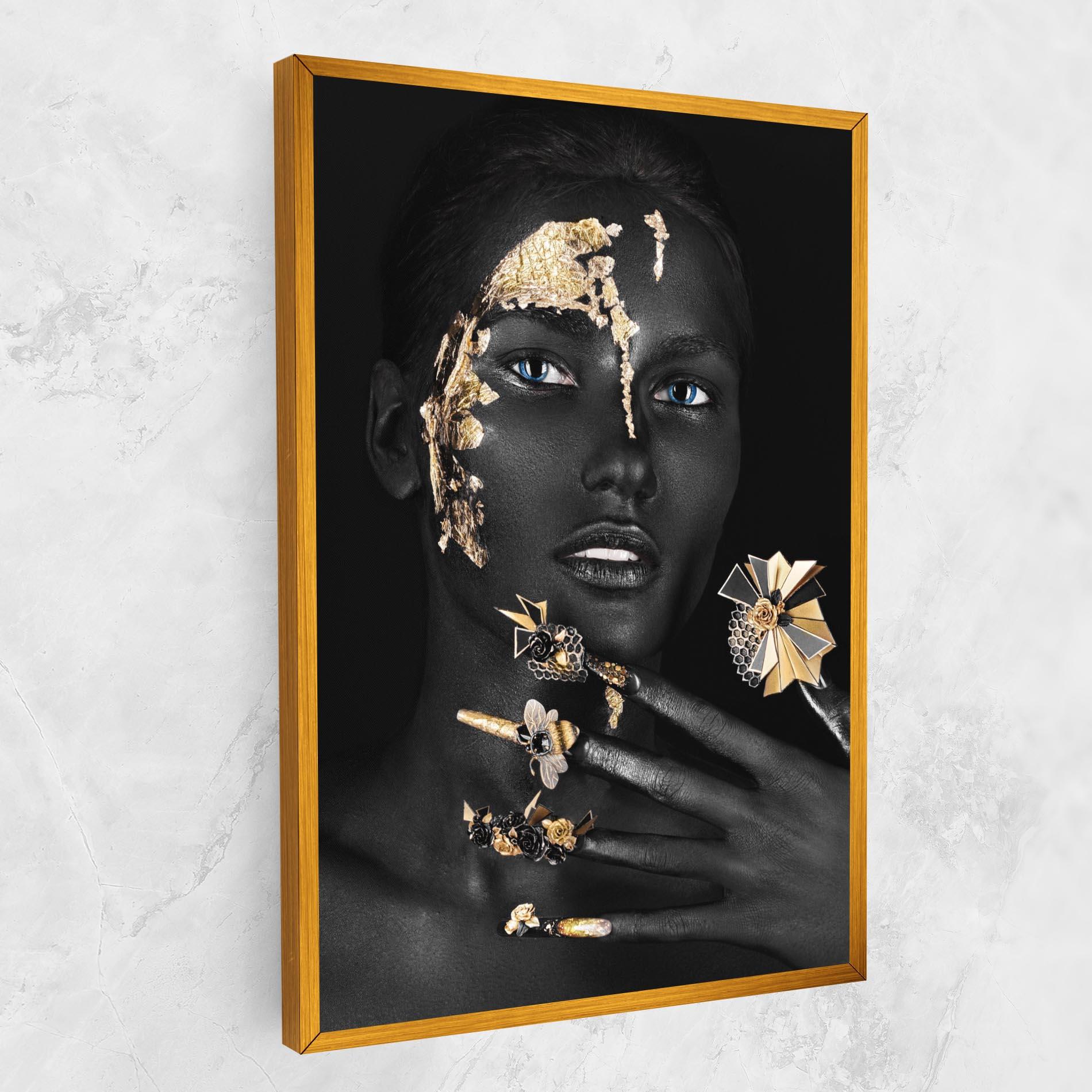 Vászonkép Black Art Makeup mockup 1