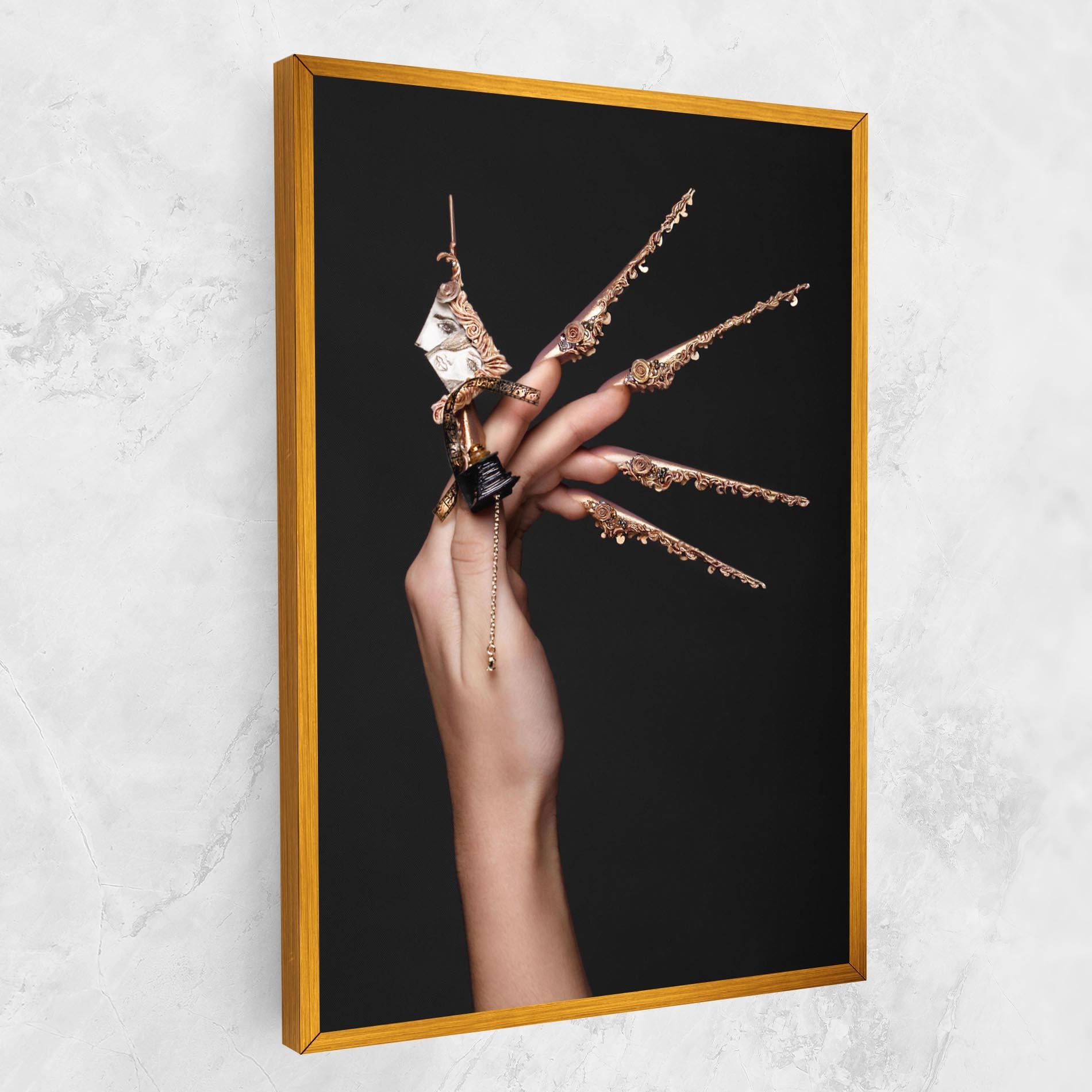 Vászonkép Creative Design Nails mockup 1
