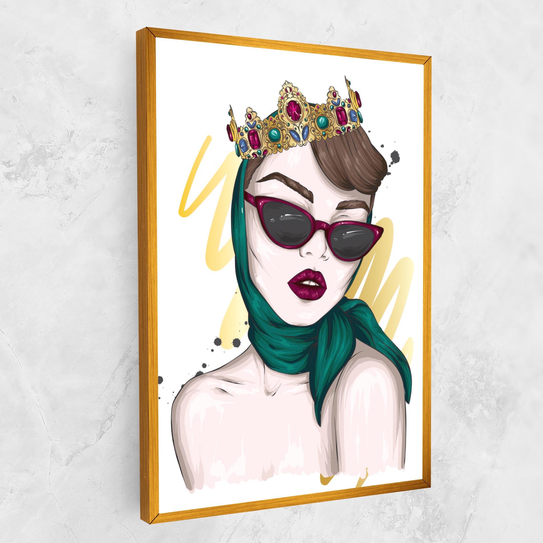Vászonkép Diva Crown mockup 1