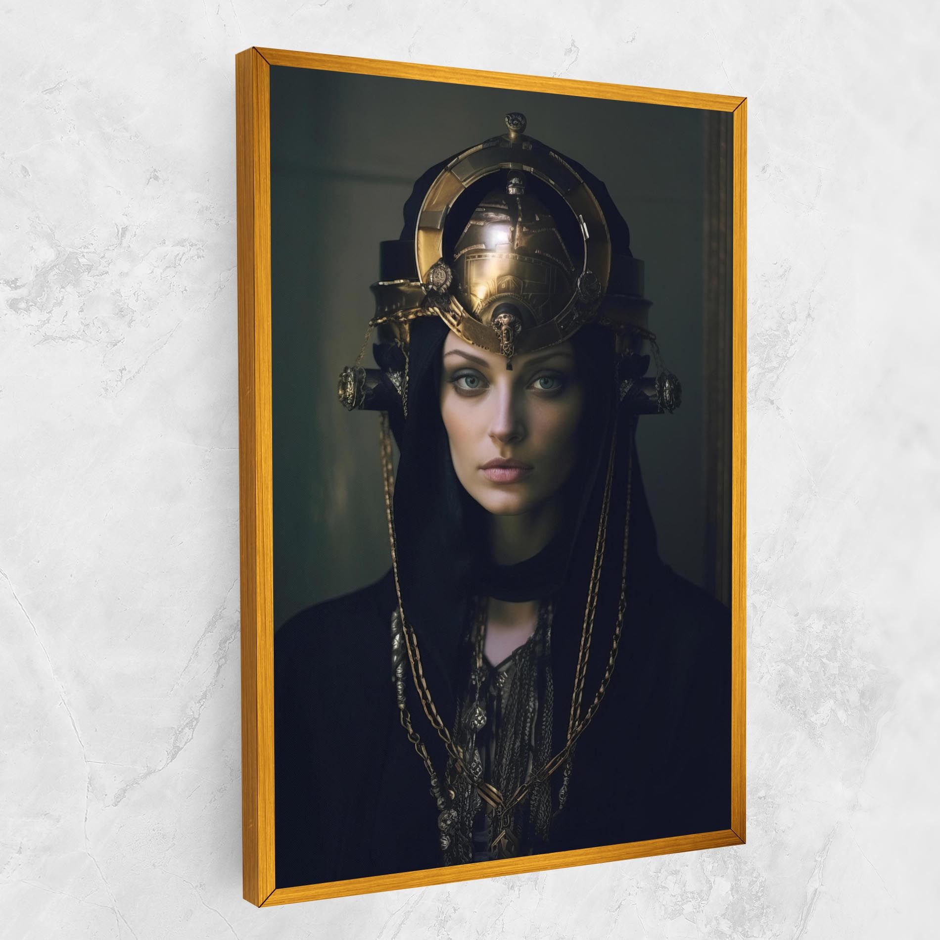 Gold Headpiece mockup 1
