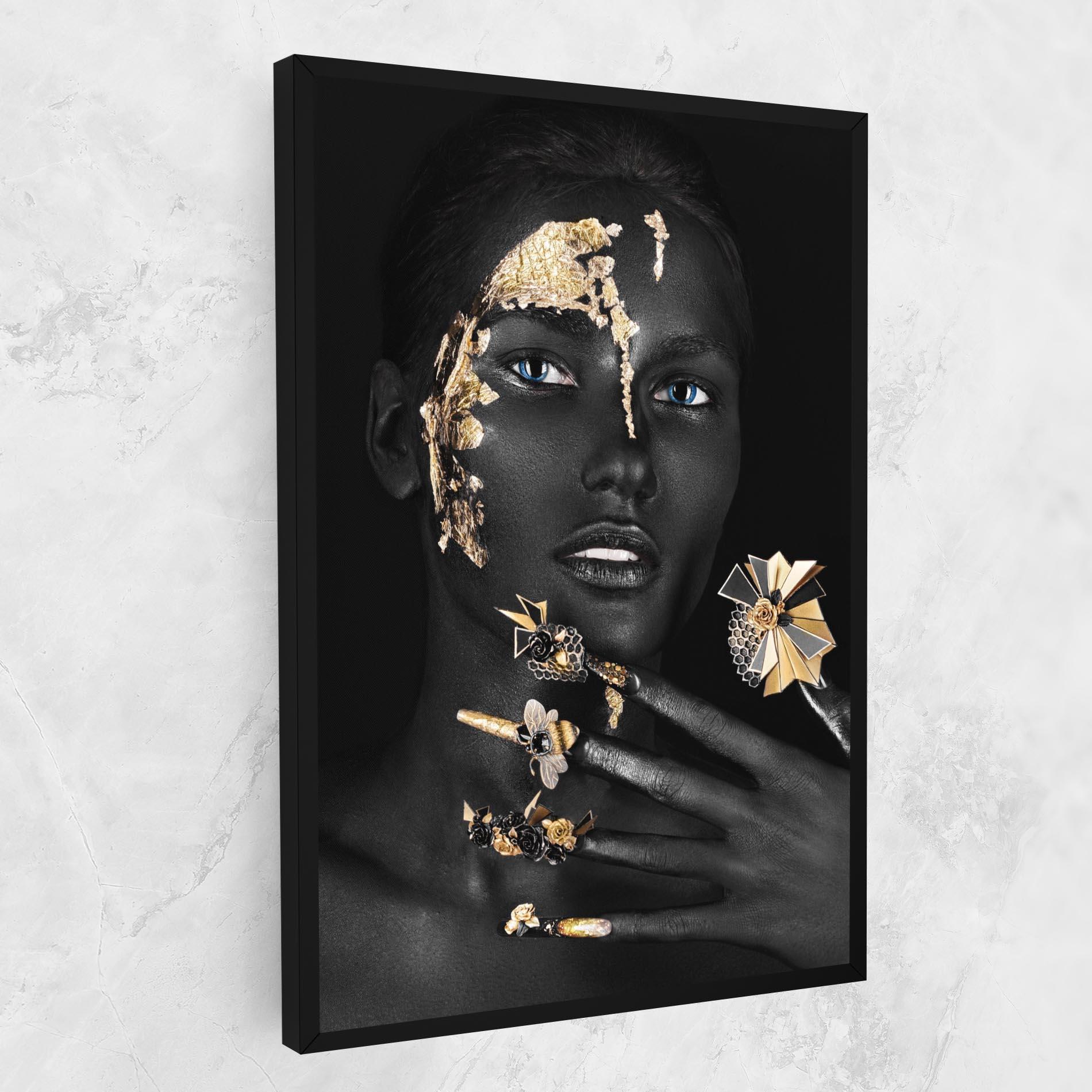 Vászonkép Black Art Makeup mockup 1