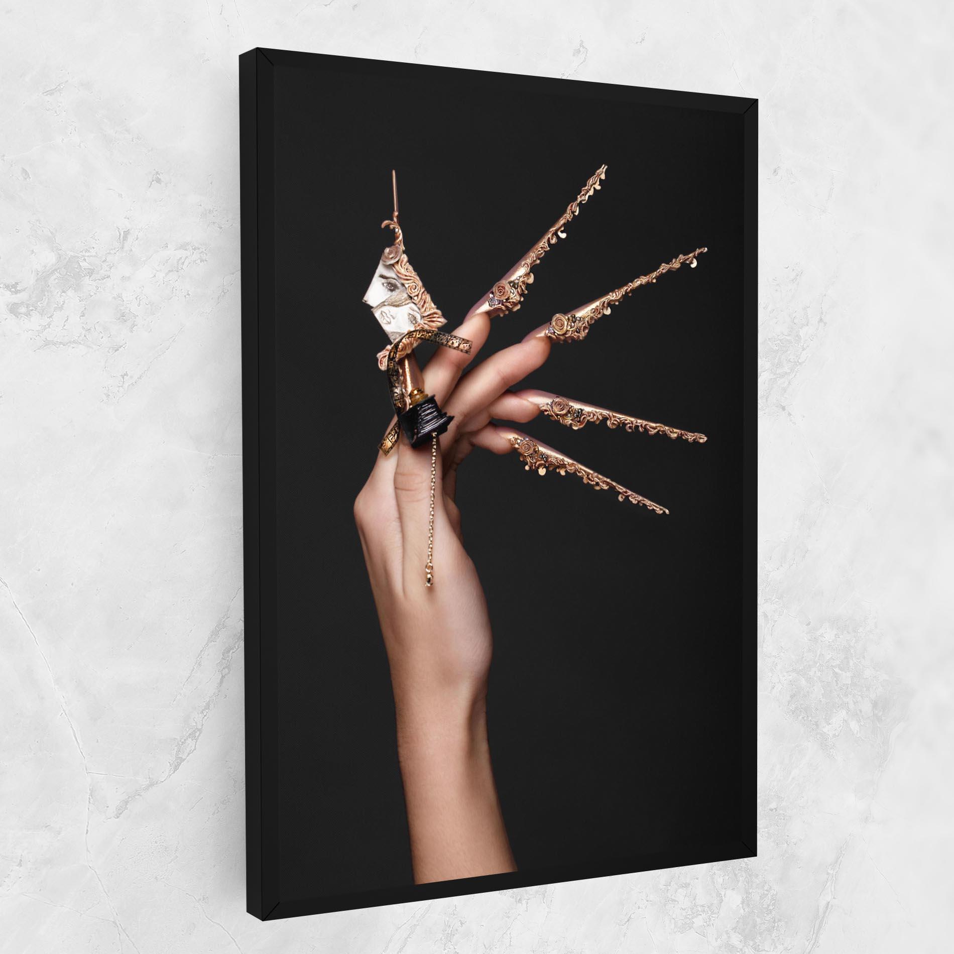 Vászonkép Creative Design Nails mockup 1