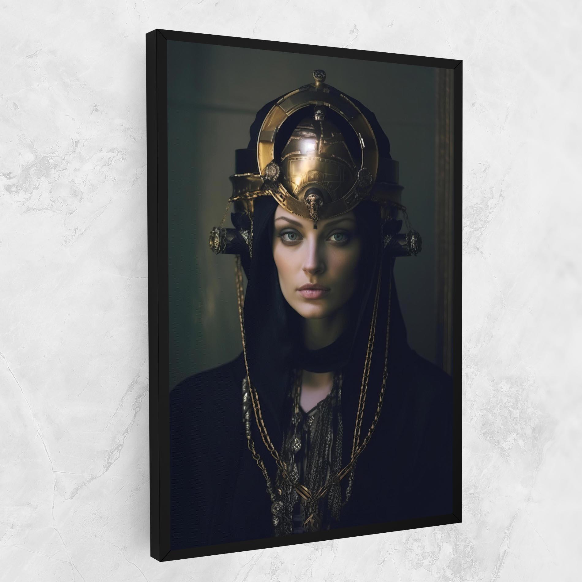 Vászonkép Gold Headpiece mockup 1