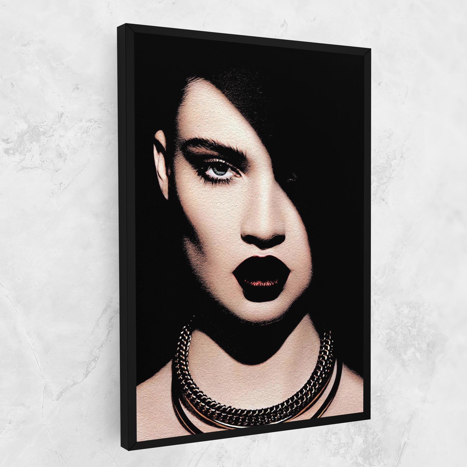 Vászonkép Gold Necklace mockup 1