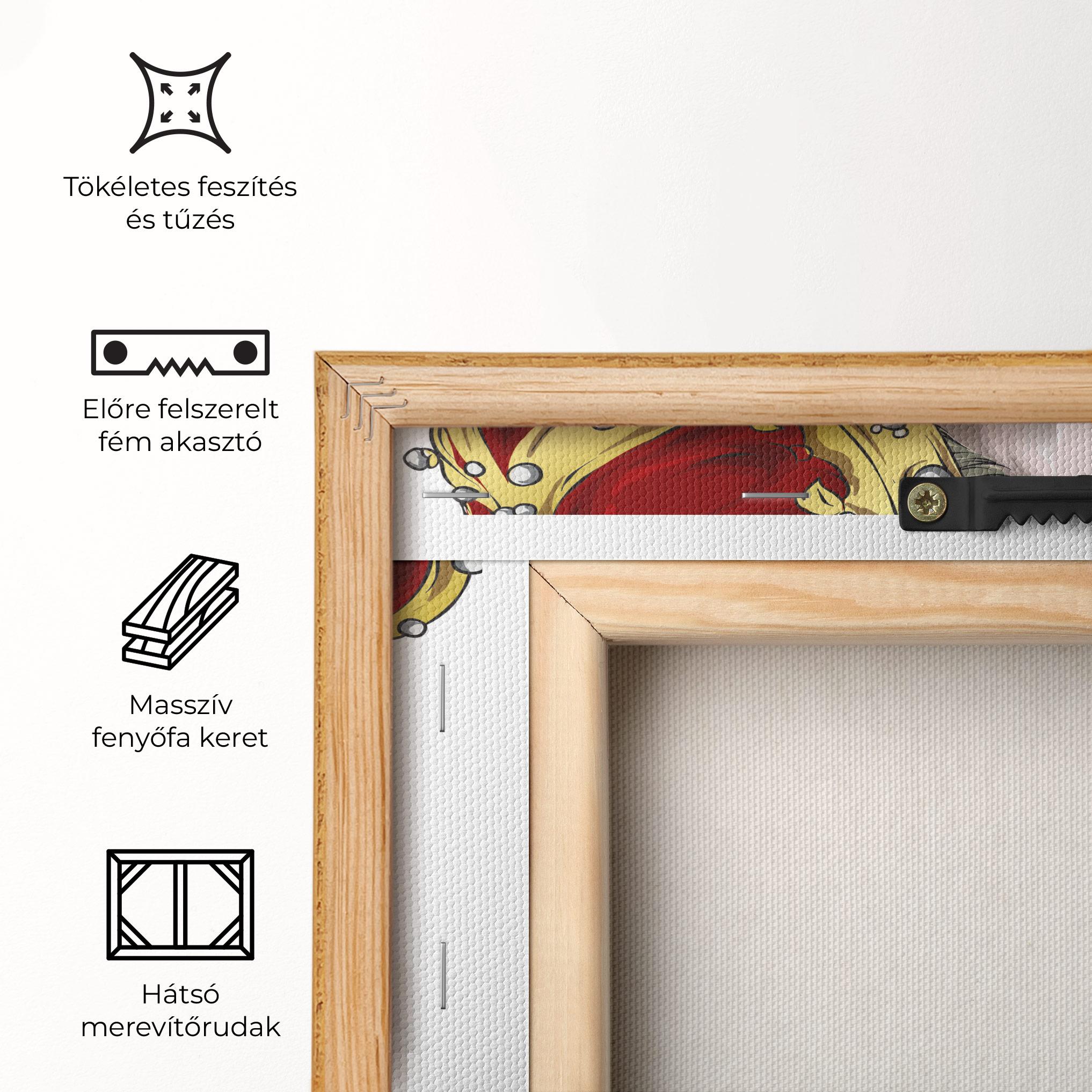 Vászonkép Big Red Crown mockup 5