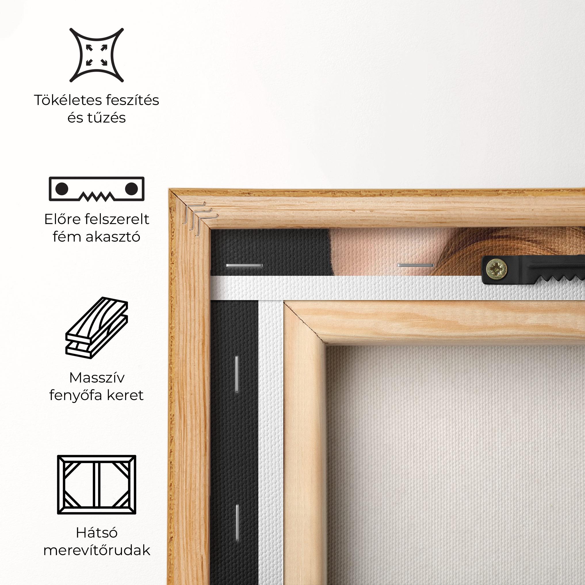 Vászonkép Elegant Earrings mockup 5