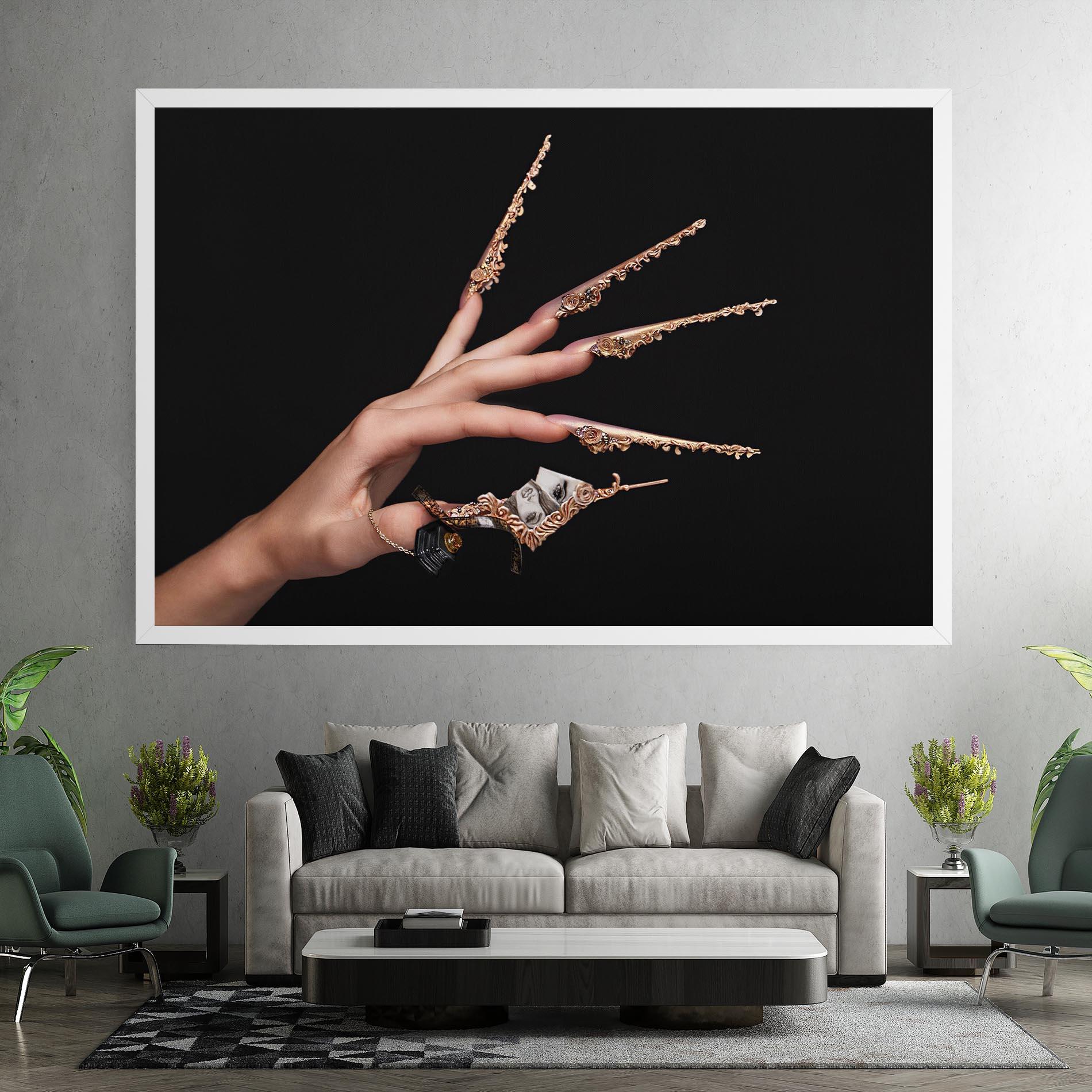 Vászonkép Creative Manicure mockup 7