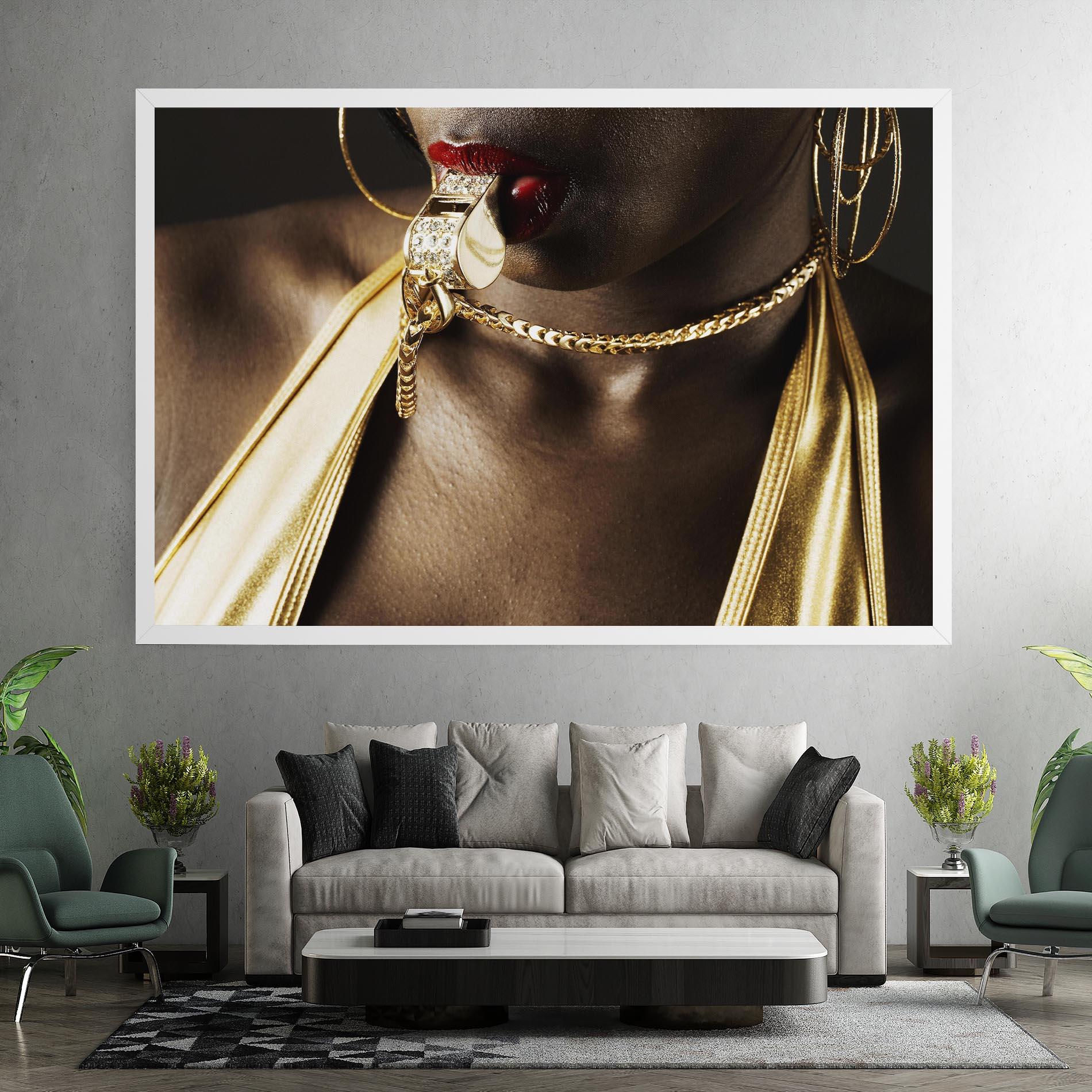 Vászonkép Golden Whistle mockup 7