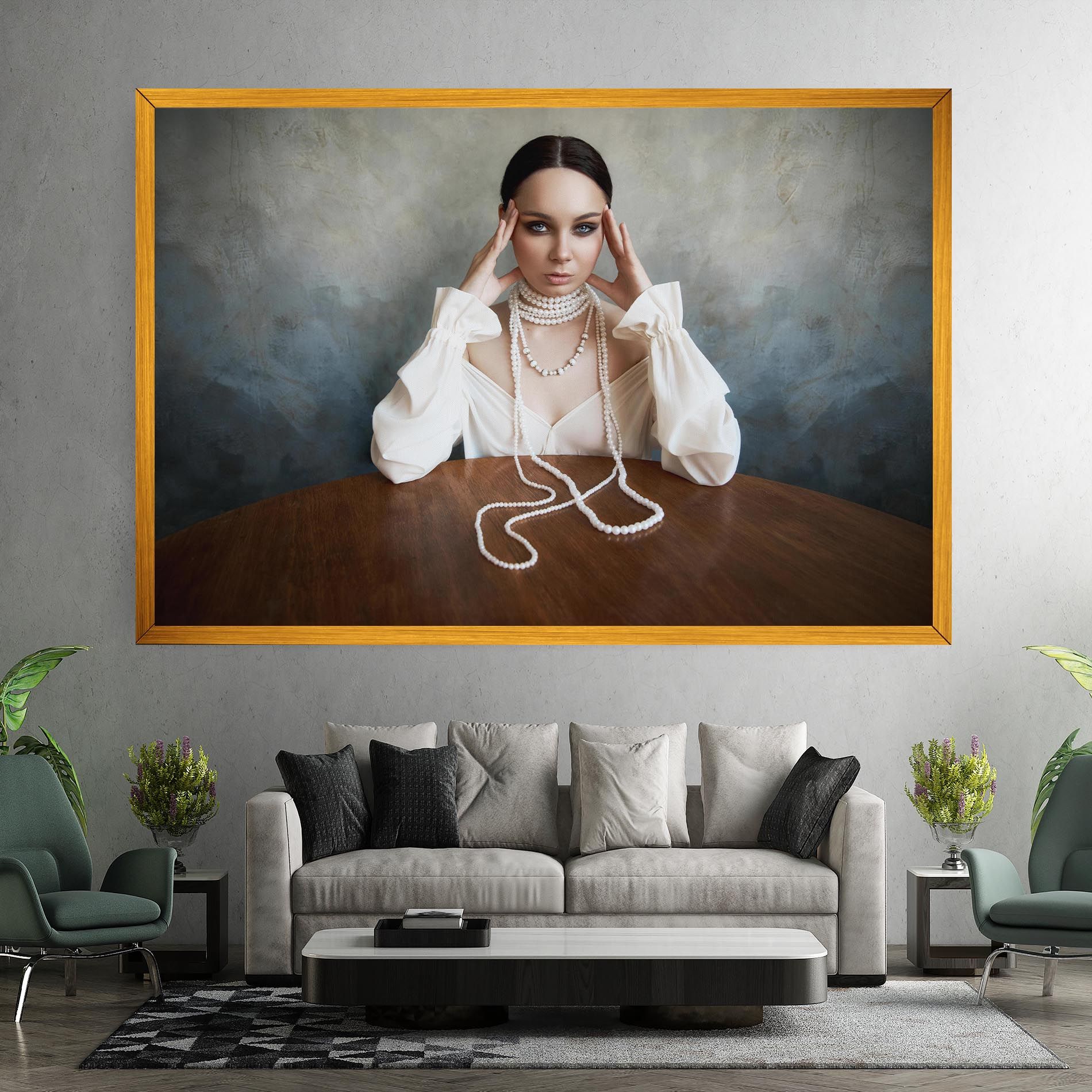 Boho Clothing Necklace mockup 7