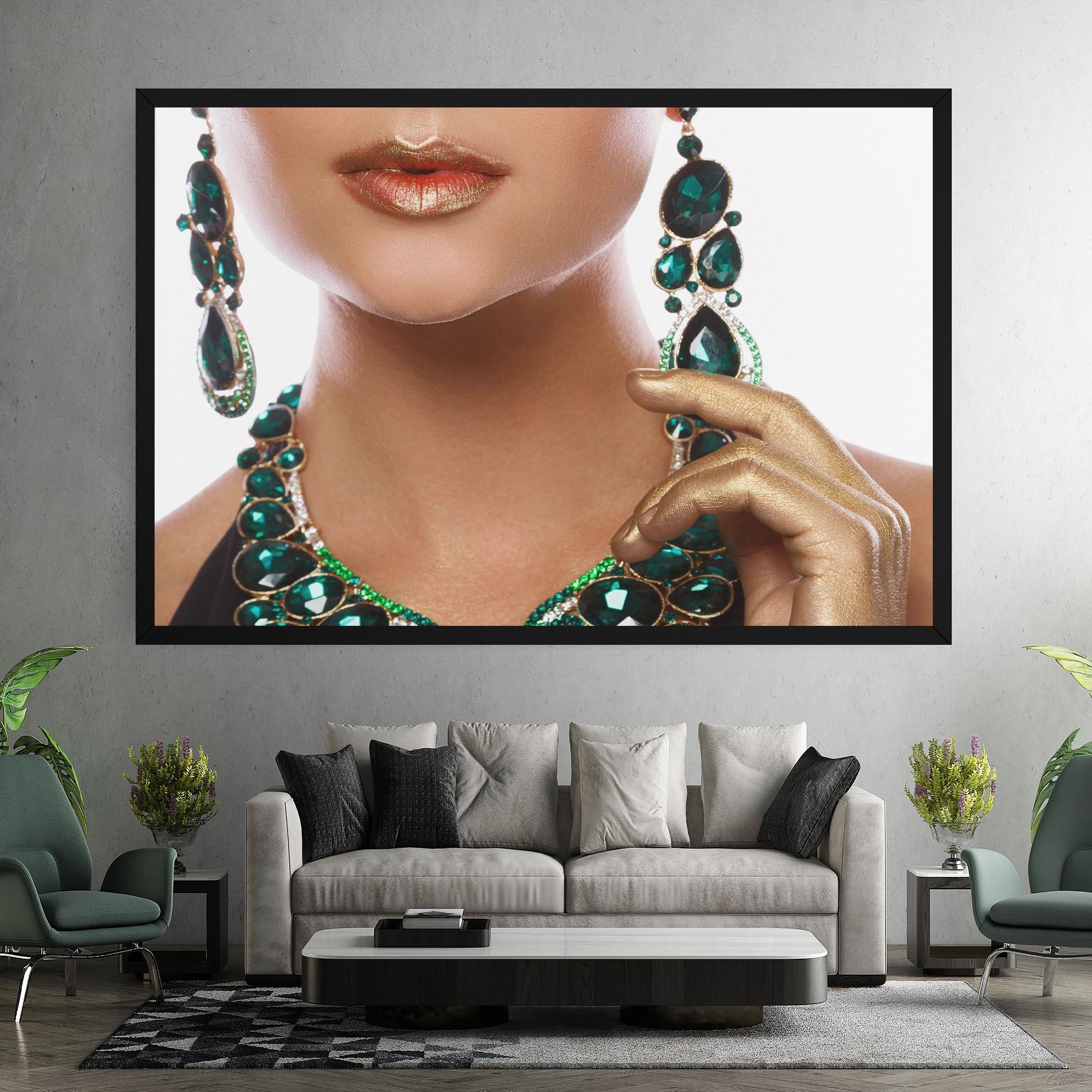 Vászonkép Green Accessory mockup 7