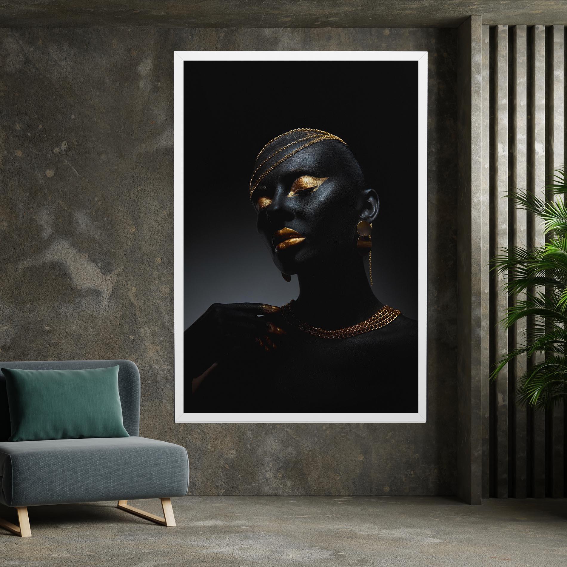 Vászonkép Beauty Gold mockup 7