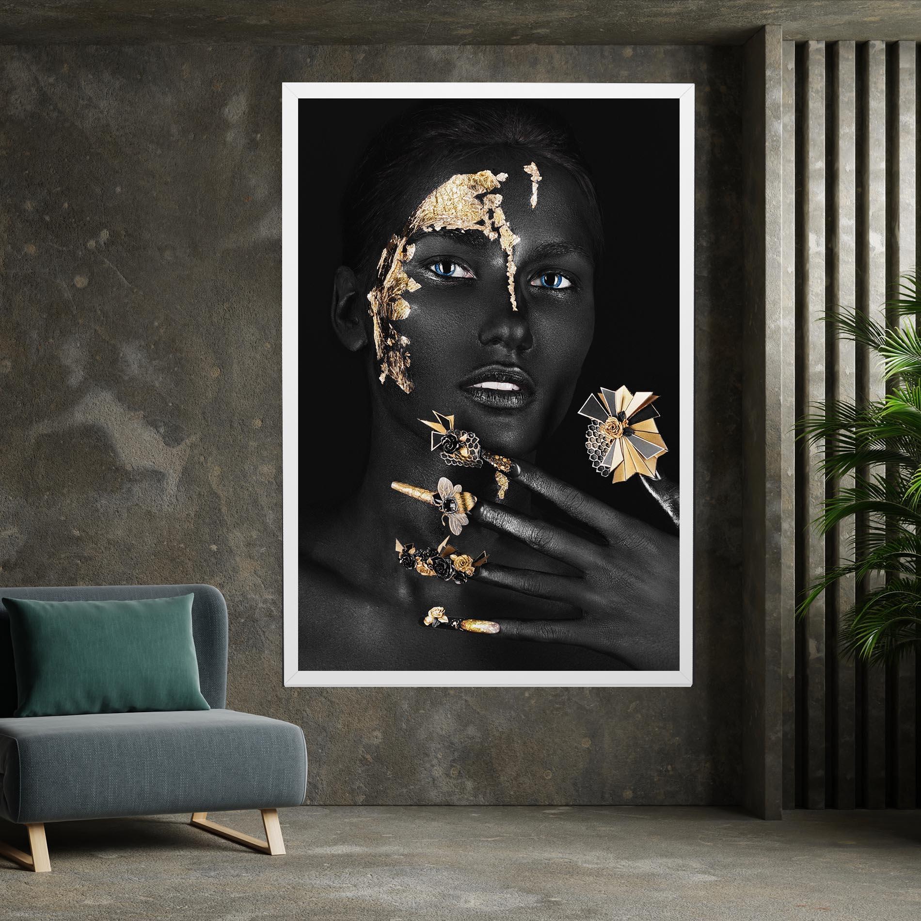 Vászonkép Black Art Makeup mockup 7