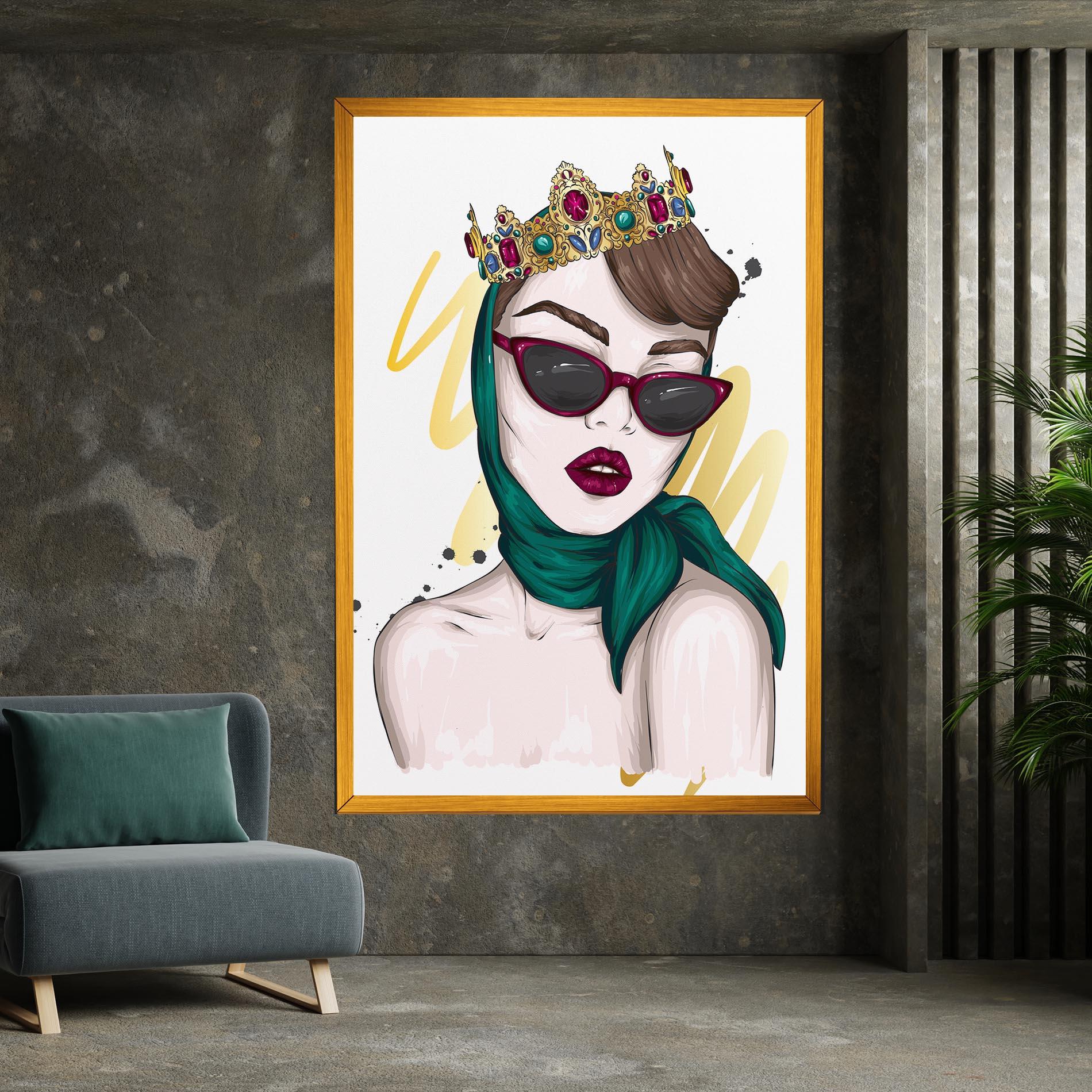 Vászonkép Diva Crown mockup 7