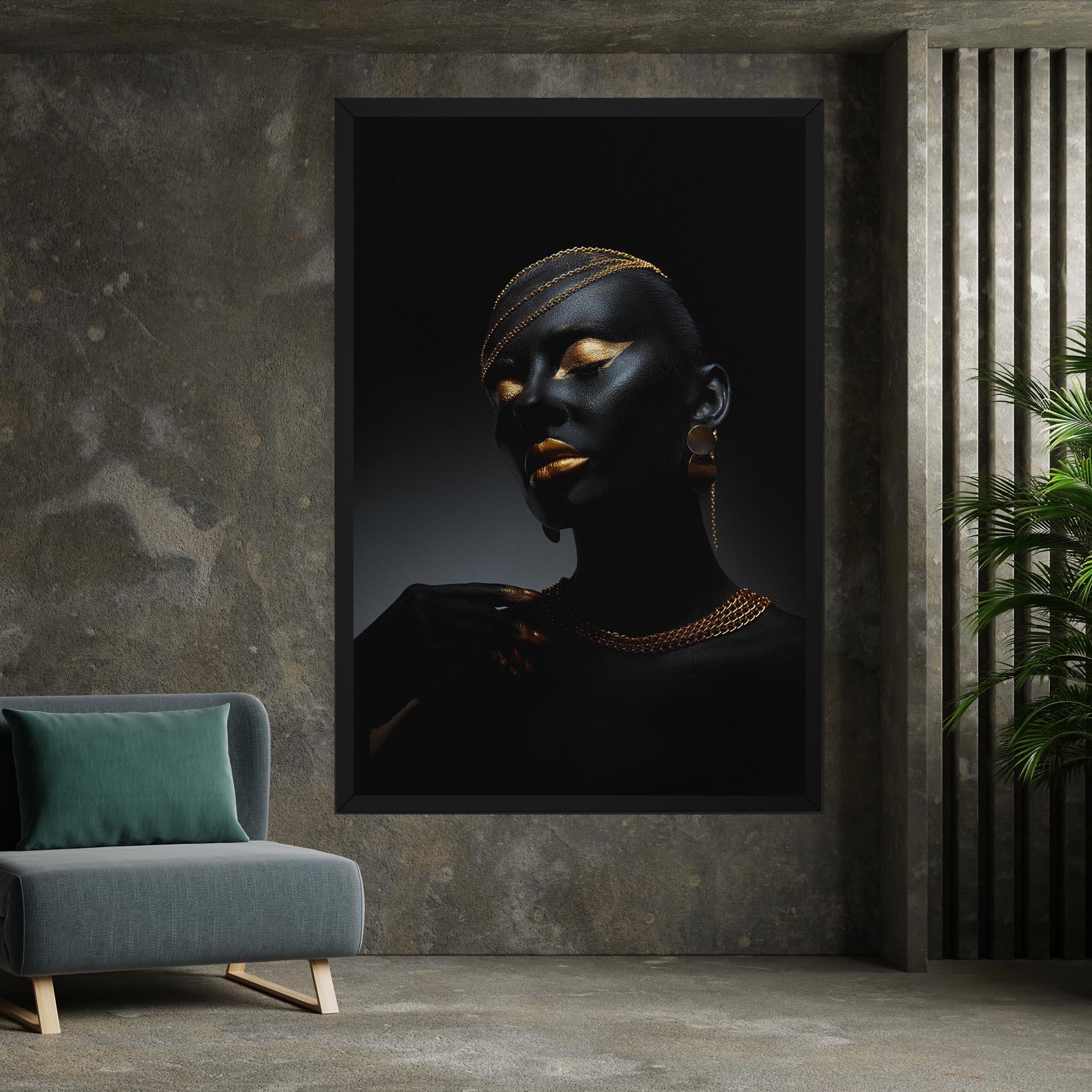 Vászonkép Beauty Gold mockup 7