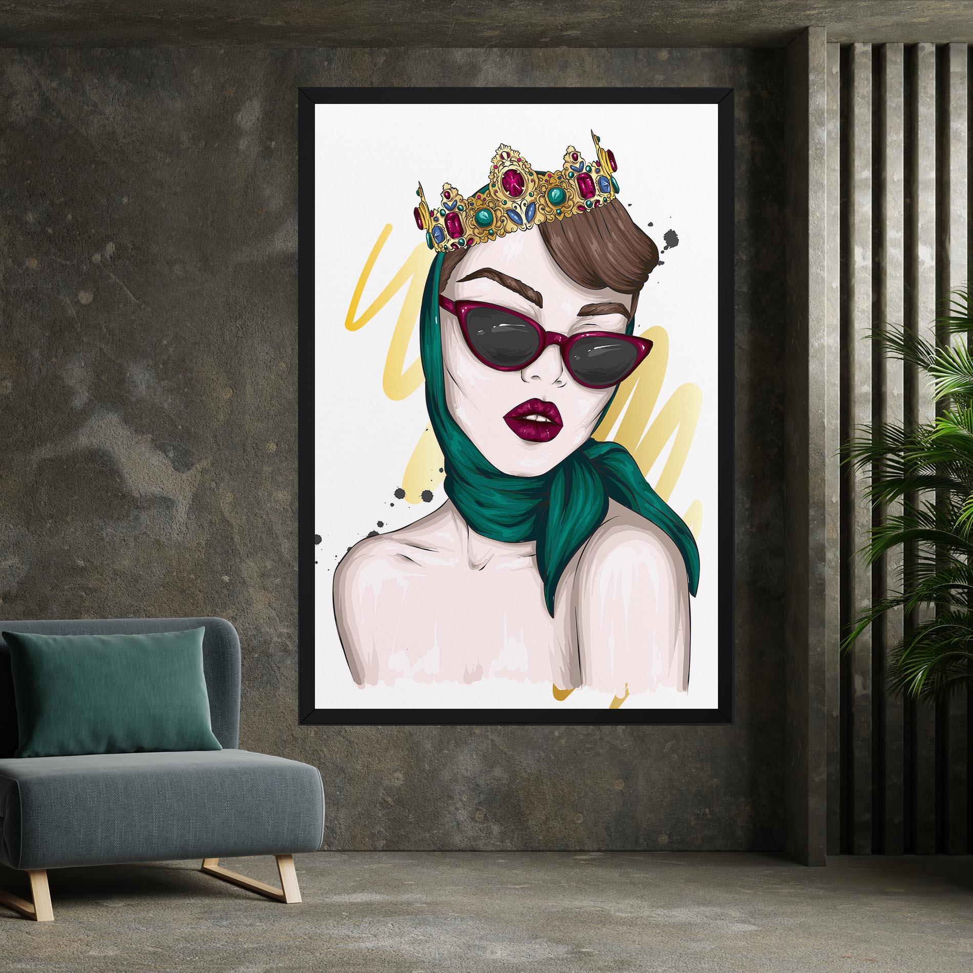 Vászonkép Diva Crown mockup 7