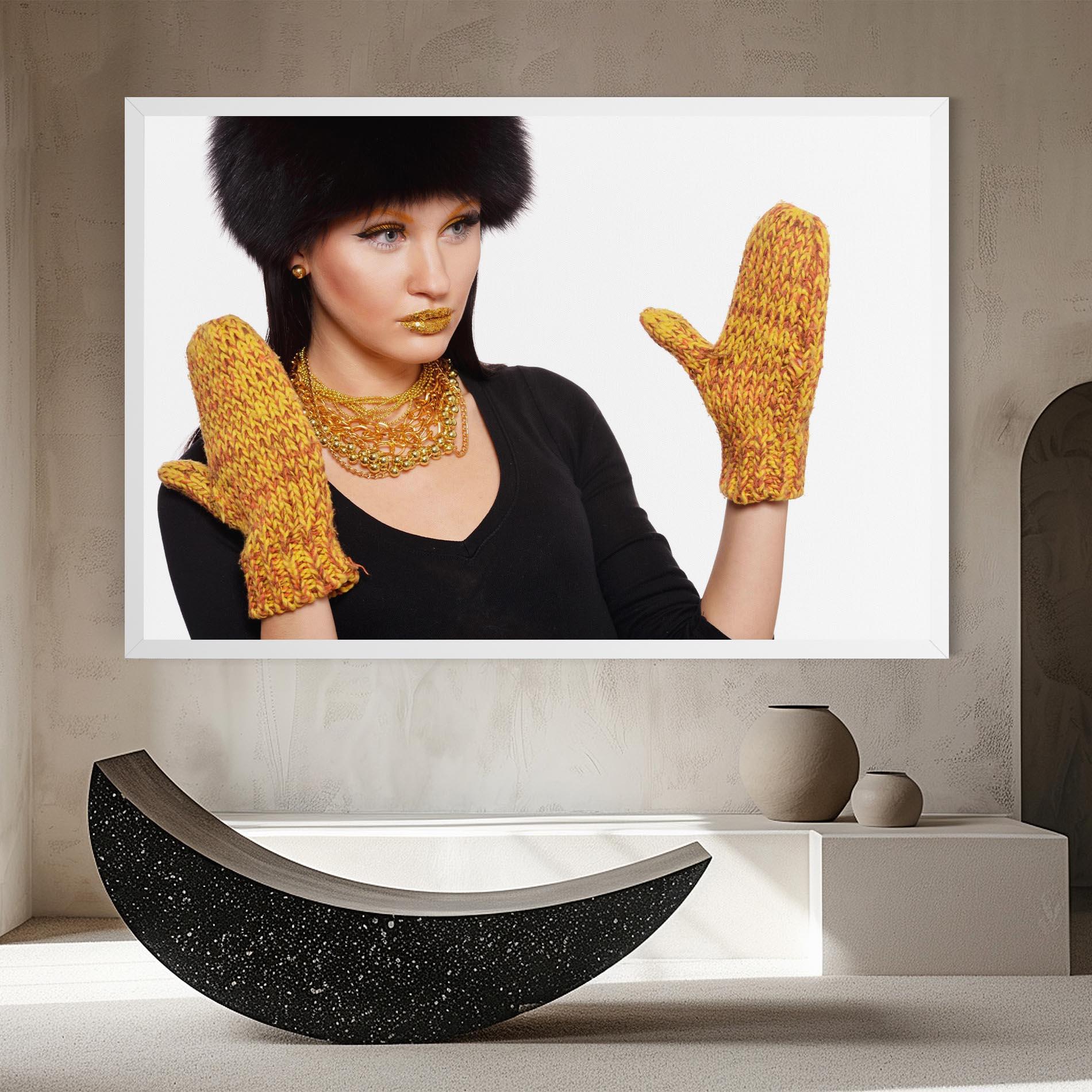 Vászonkép Gold Accessories mockup 8