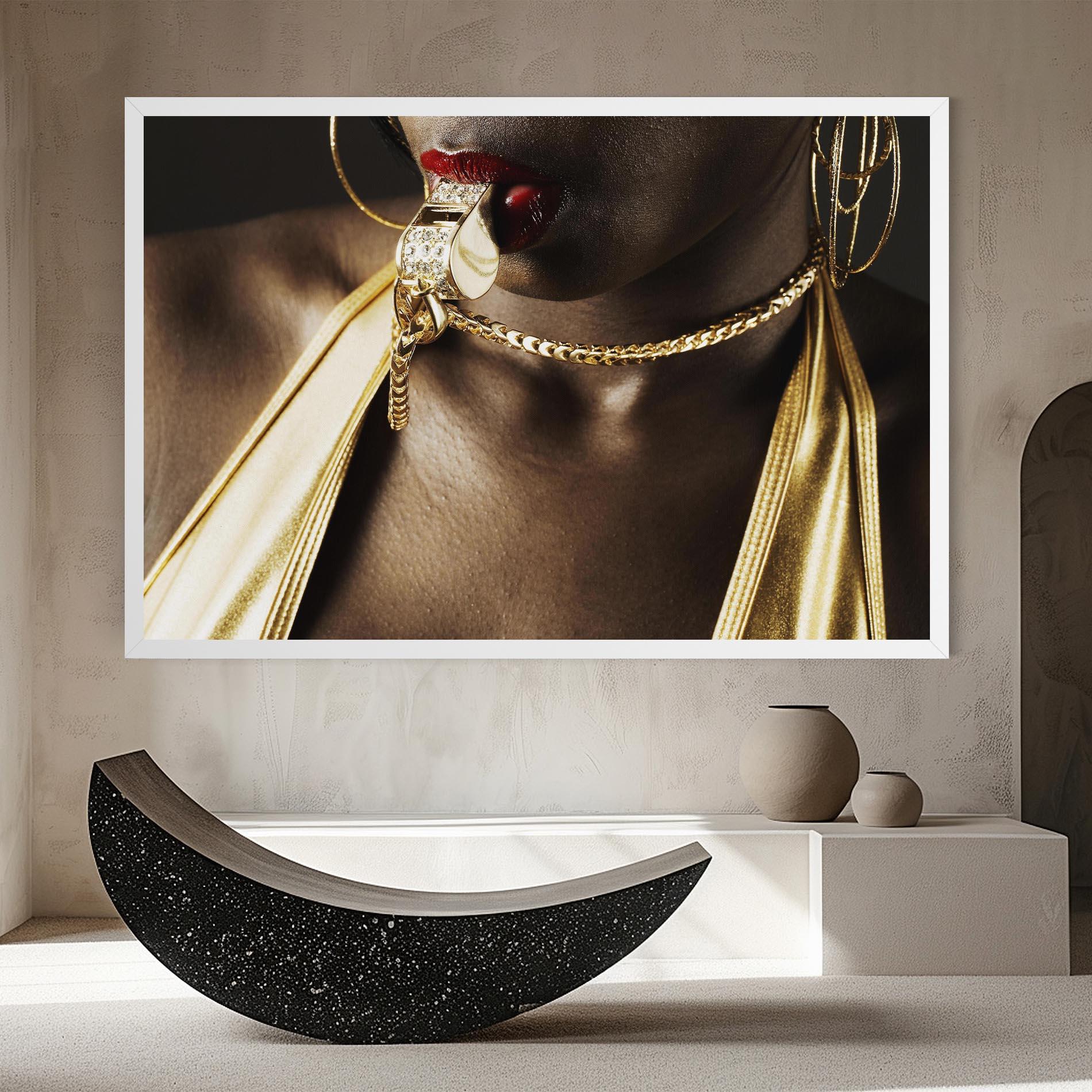 Vászonkép Golden Whistle mockup 8