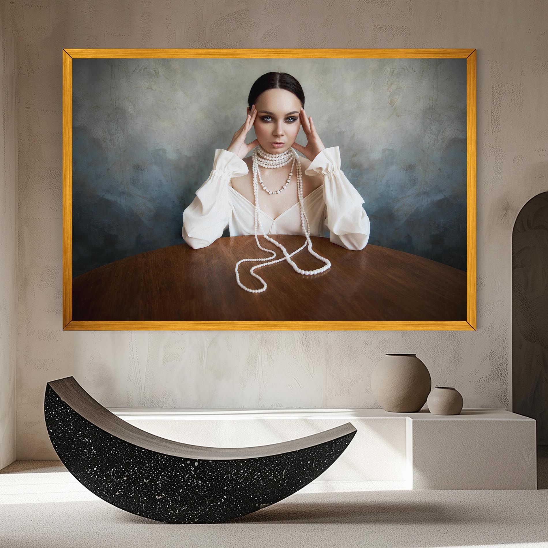 Boho Clothing Necklace mockup 8