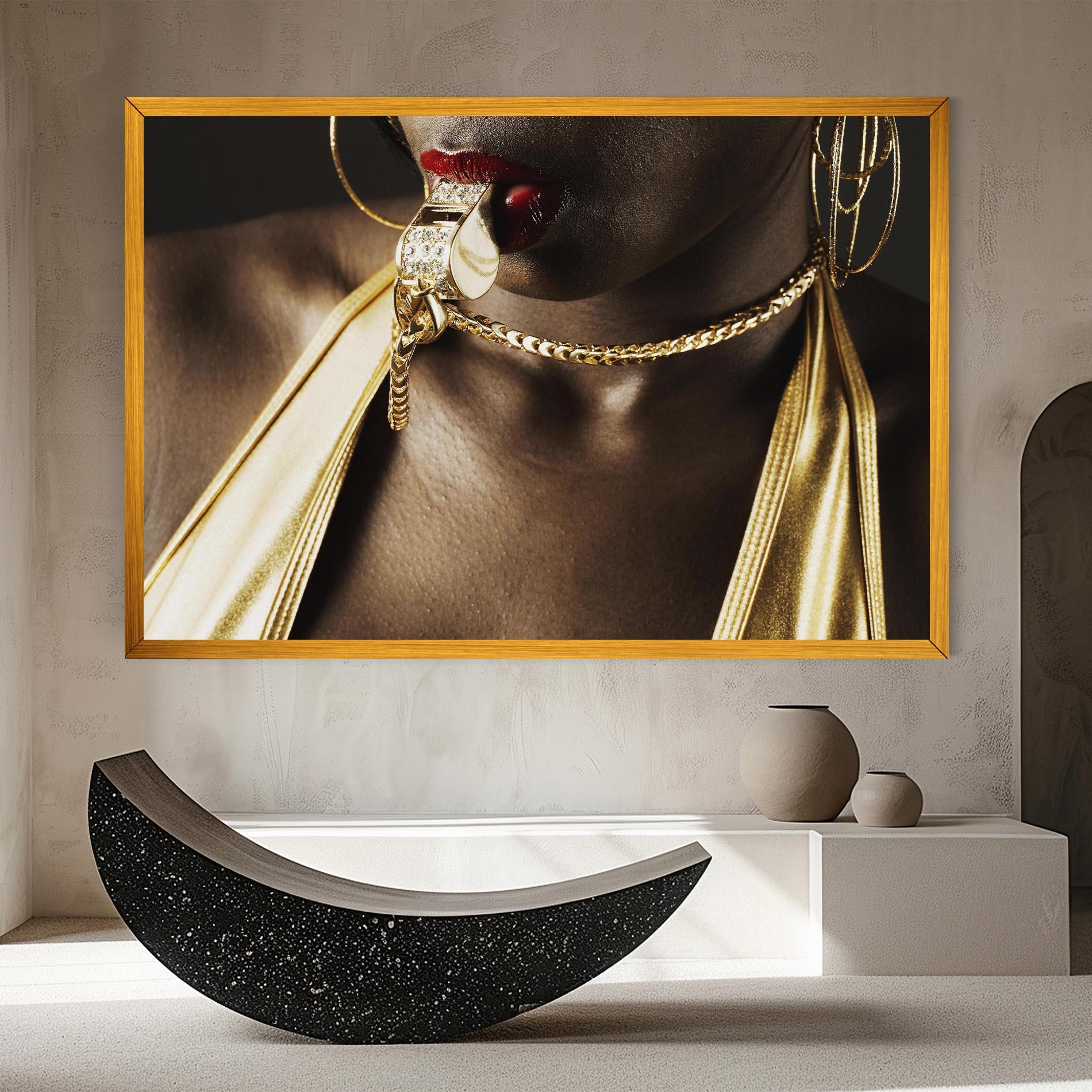 Vászonkép Golden Whistle mockup 8