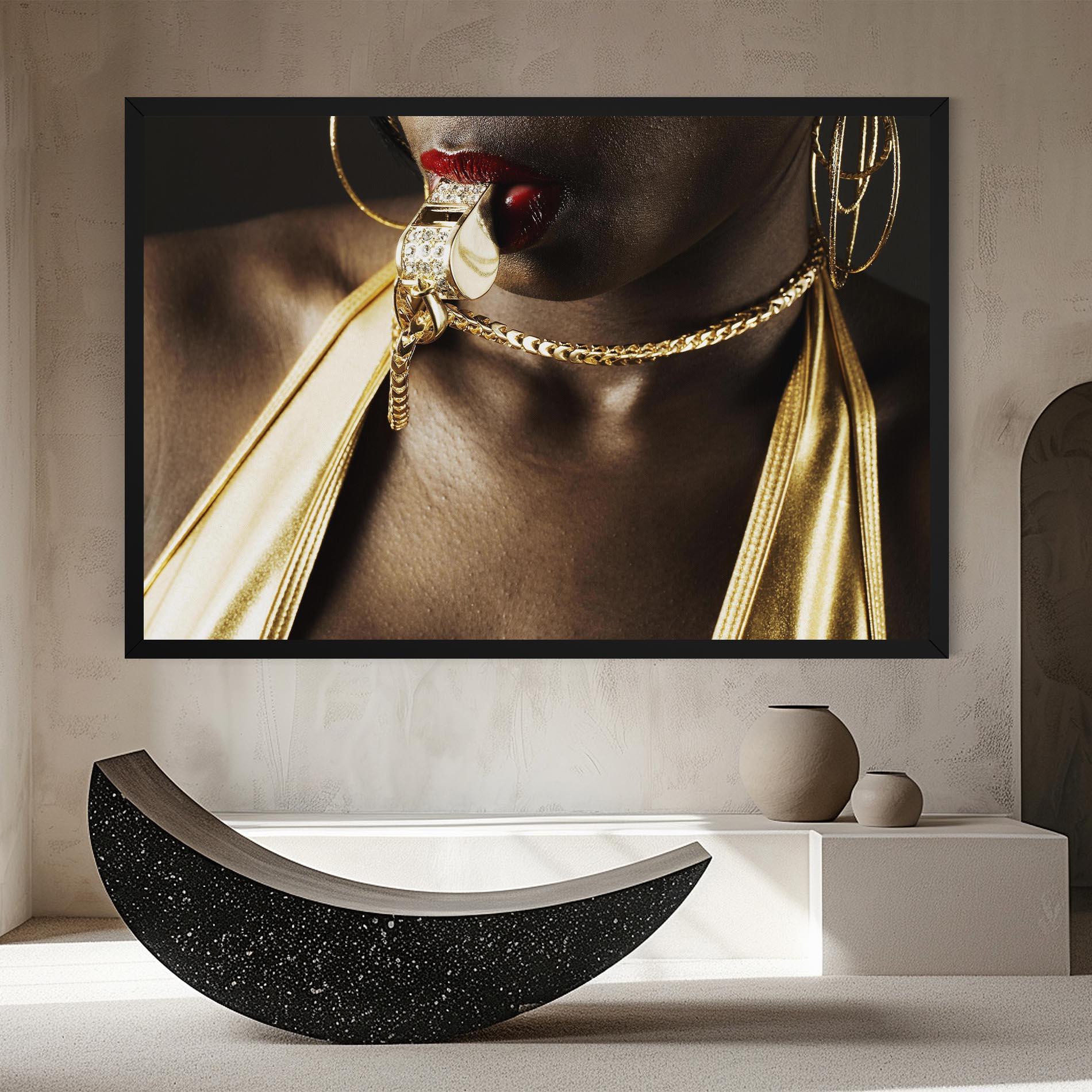 Vászonkép Golden Whistle mockup 8