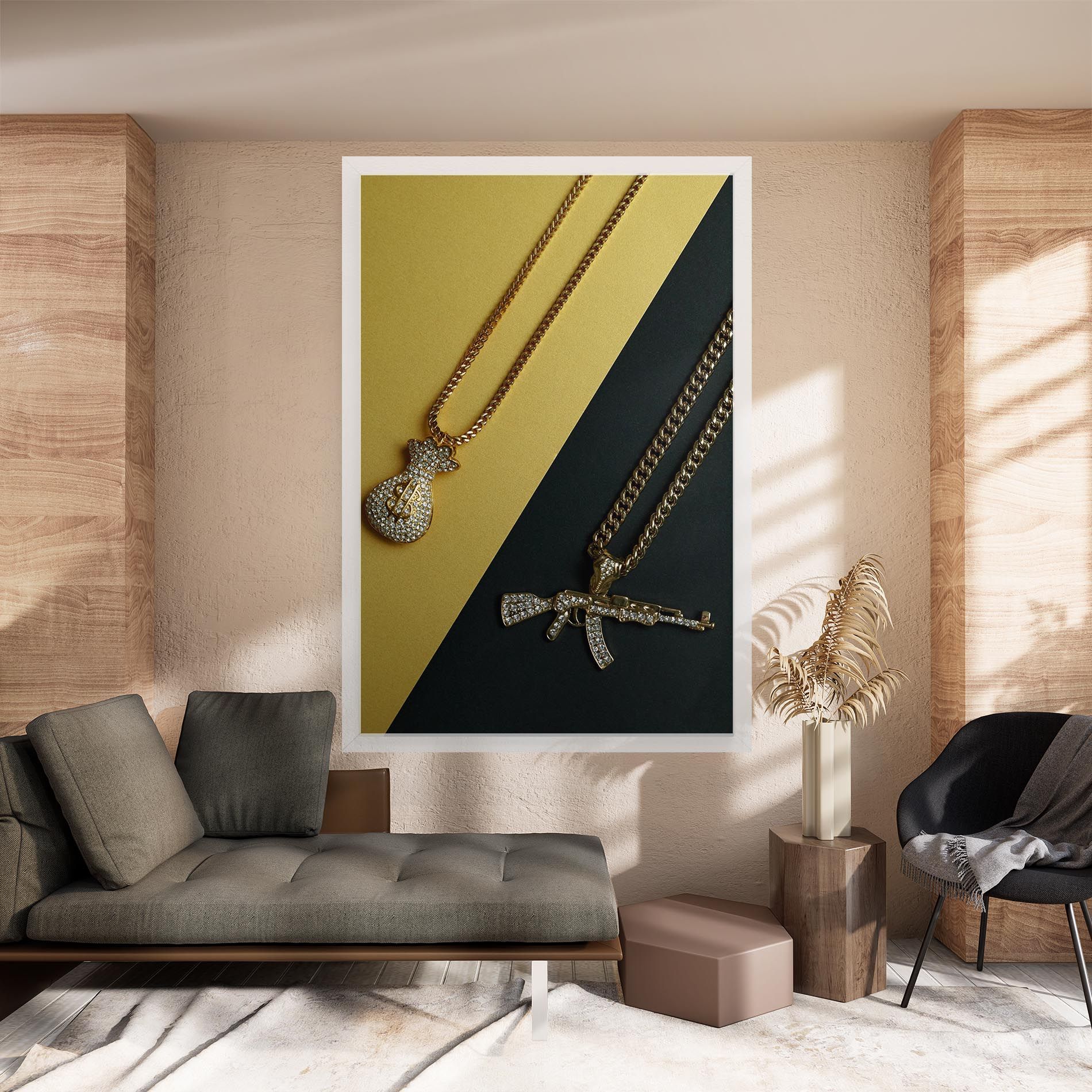 Gun Neckace mockup 8