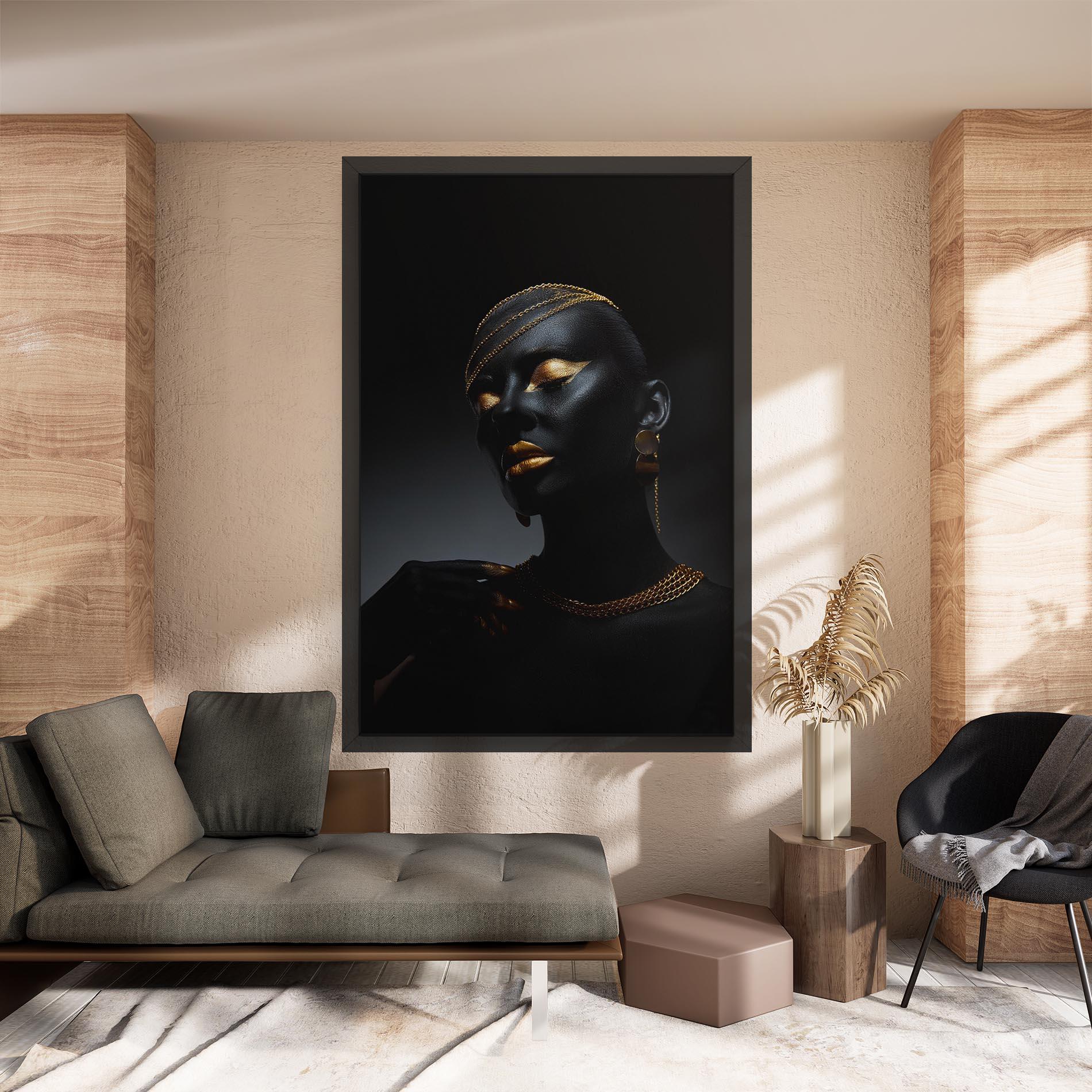 Vászonkép Beauty Gold mockup 8