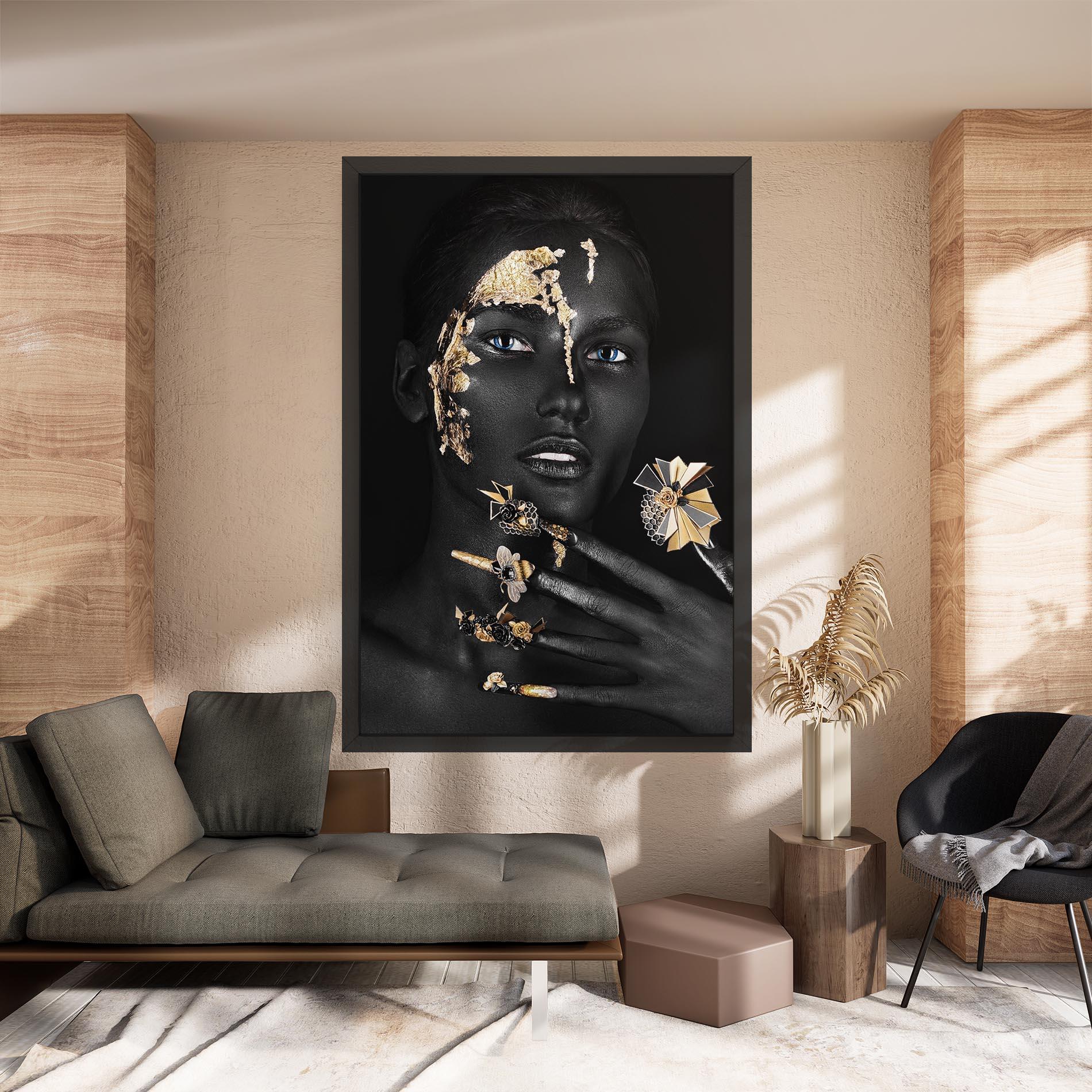Vászonkép Black Art Makeup mockup 8