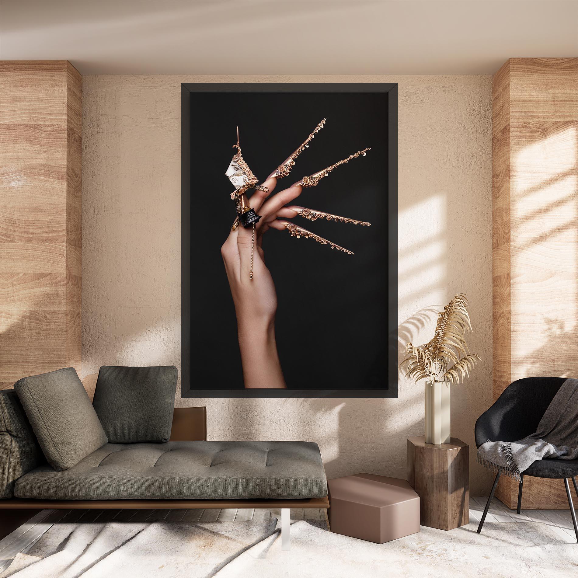 Vászonkép Creative Design Nails mockup 8