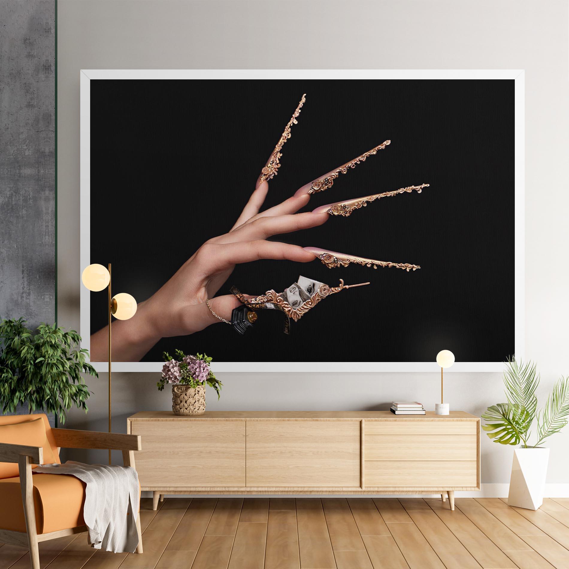 Vászonkép Creative Manicure mockup 9