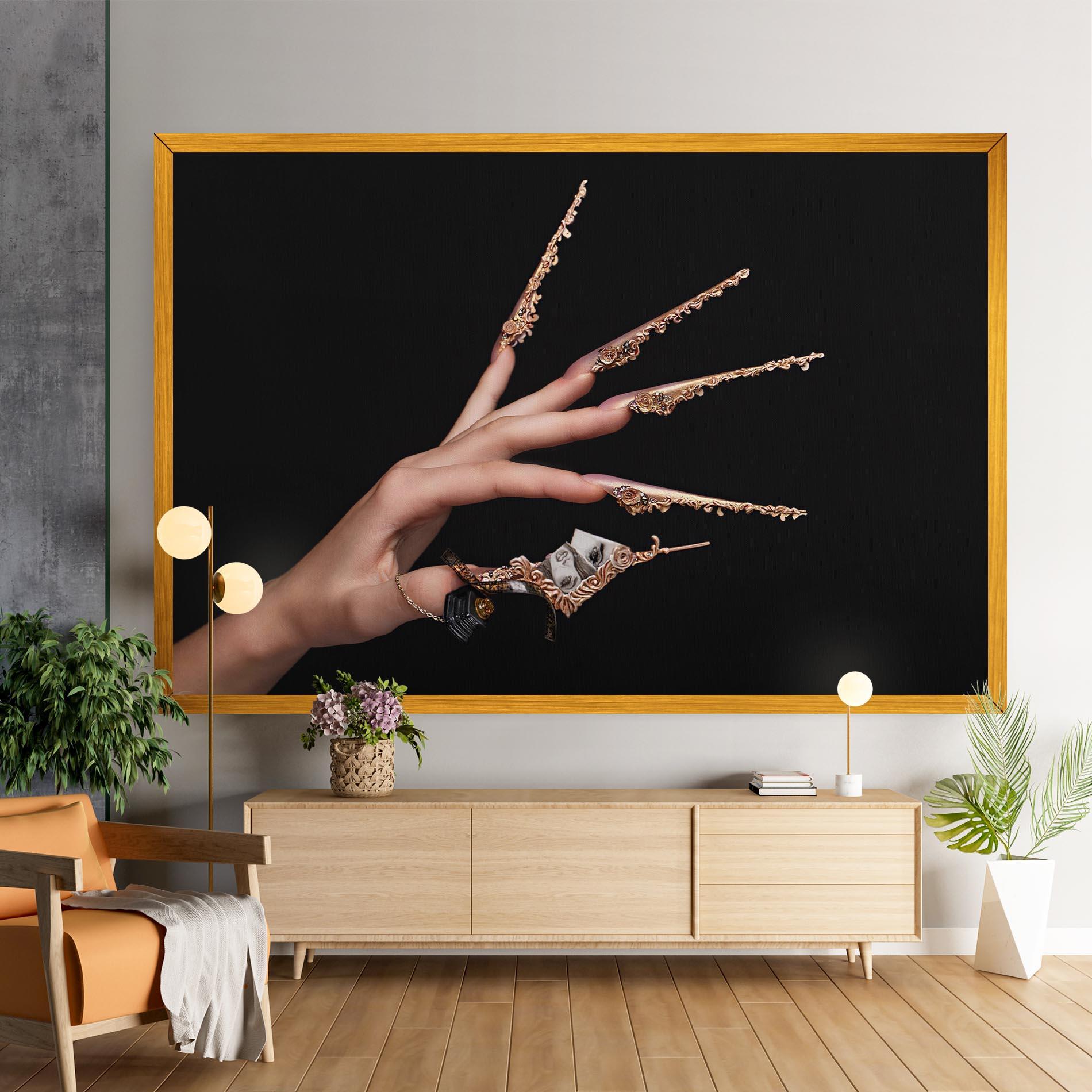 Vászonkép Creative Manicure mockup 9