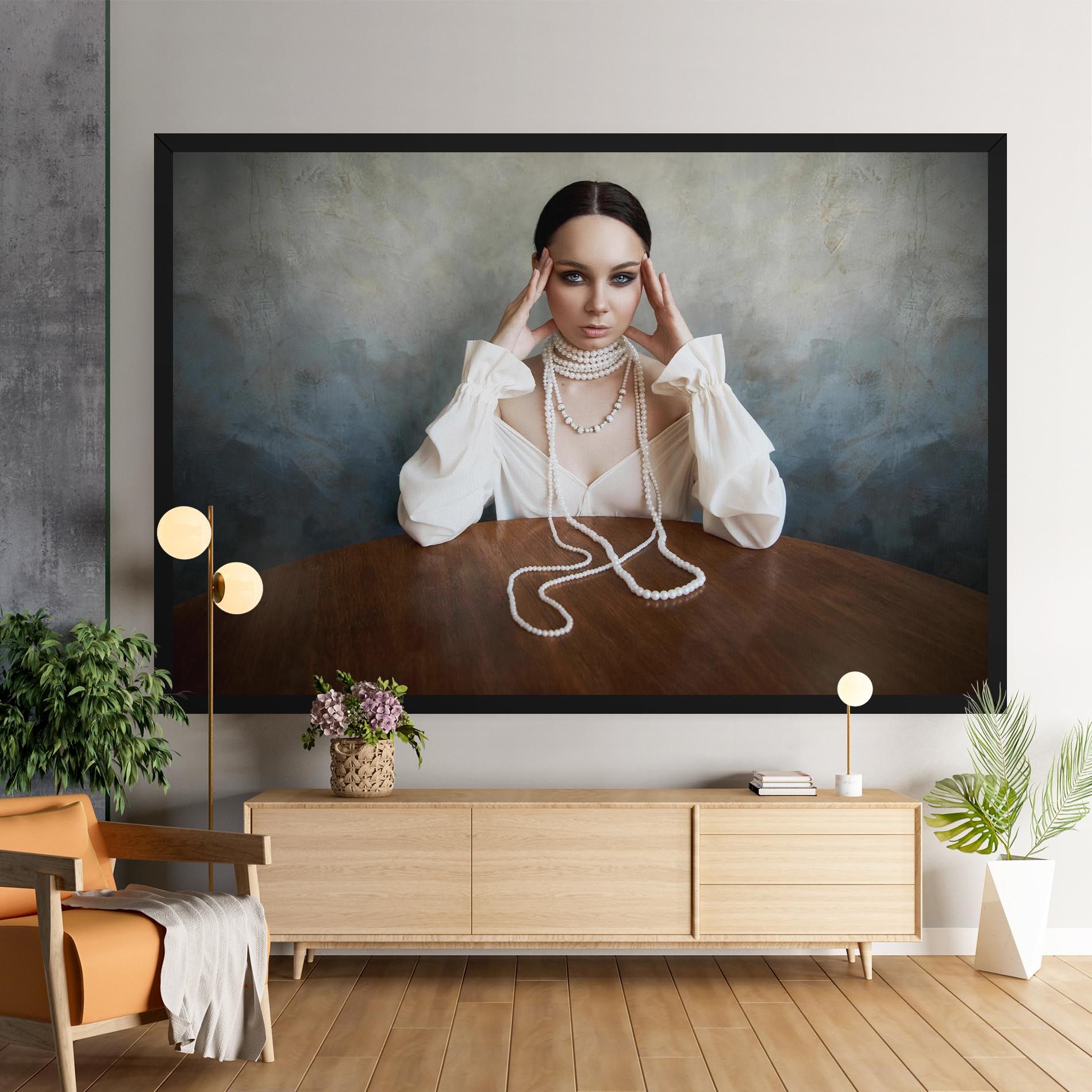 Boho Clothing Necklace mockup 9