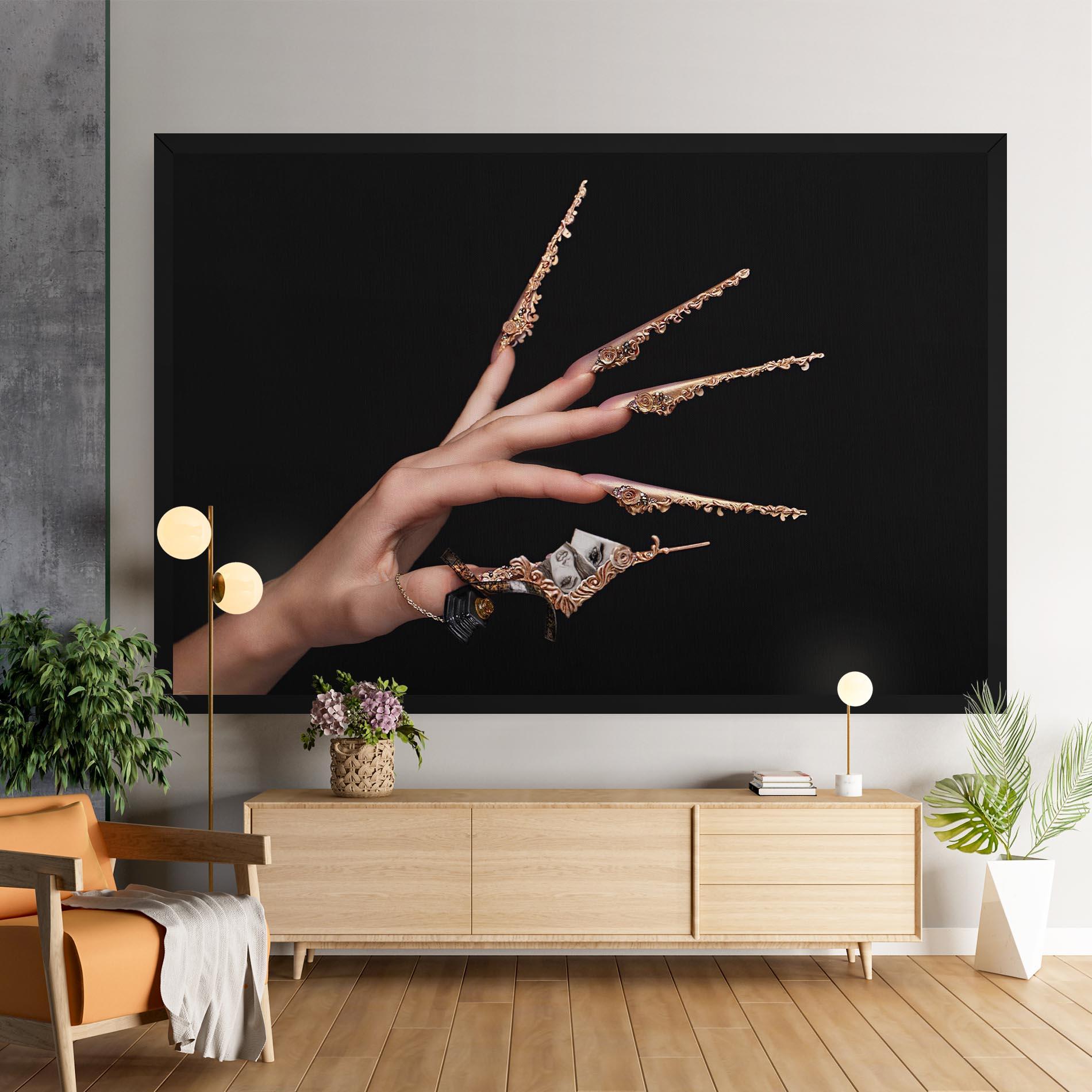 Vászonkép Creative Manicure mockup 9